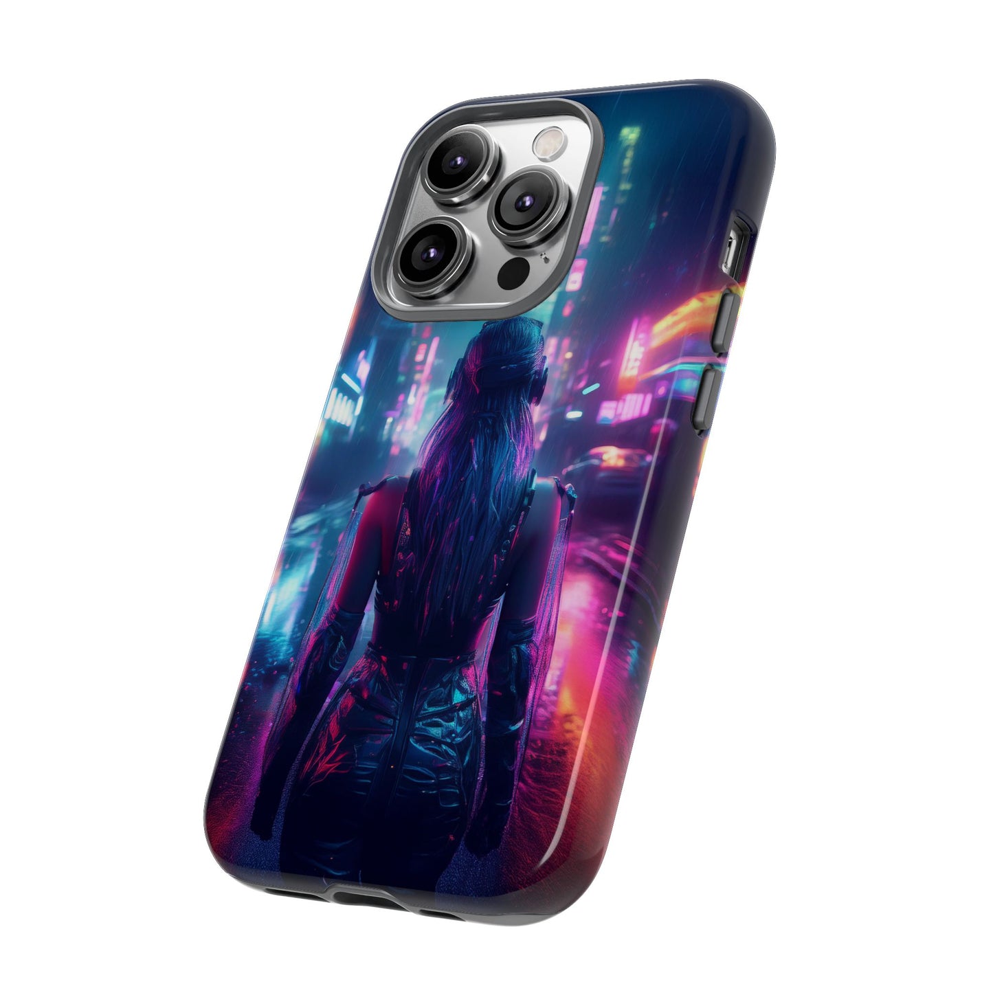 Futuristic Cyberpunk Female Cell Phone Case 032