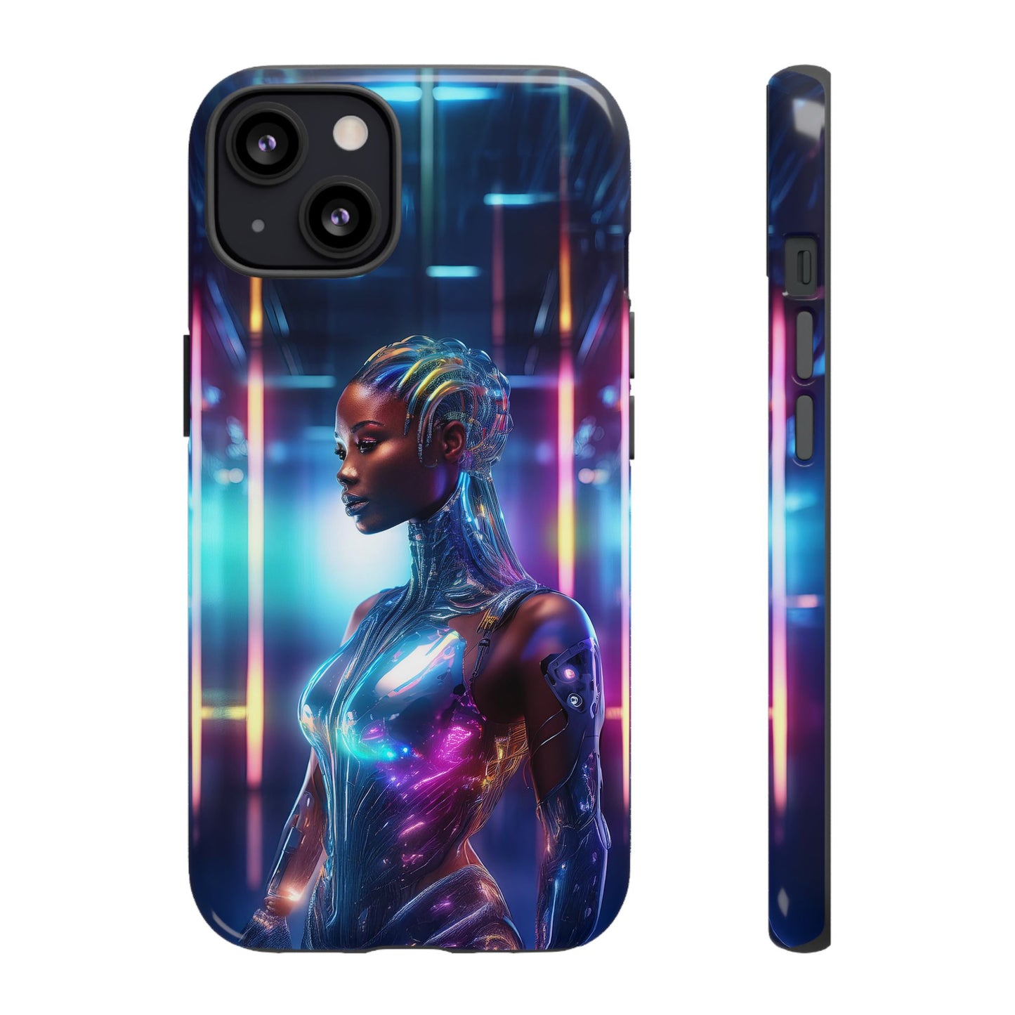 Futuristic Human Android Hybrid Cell Phone Case 014