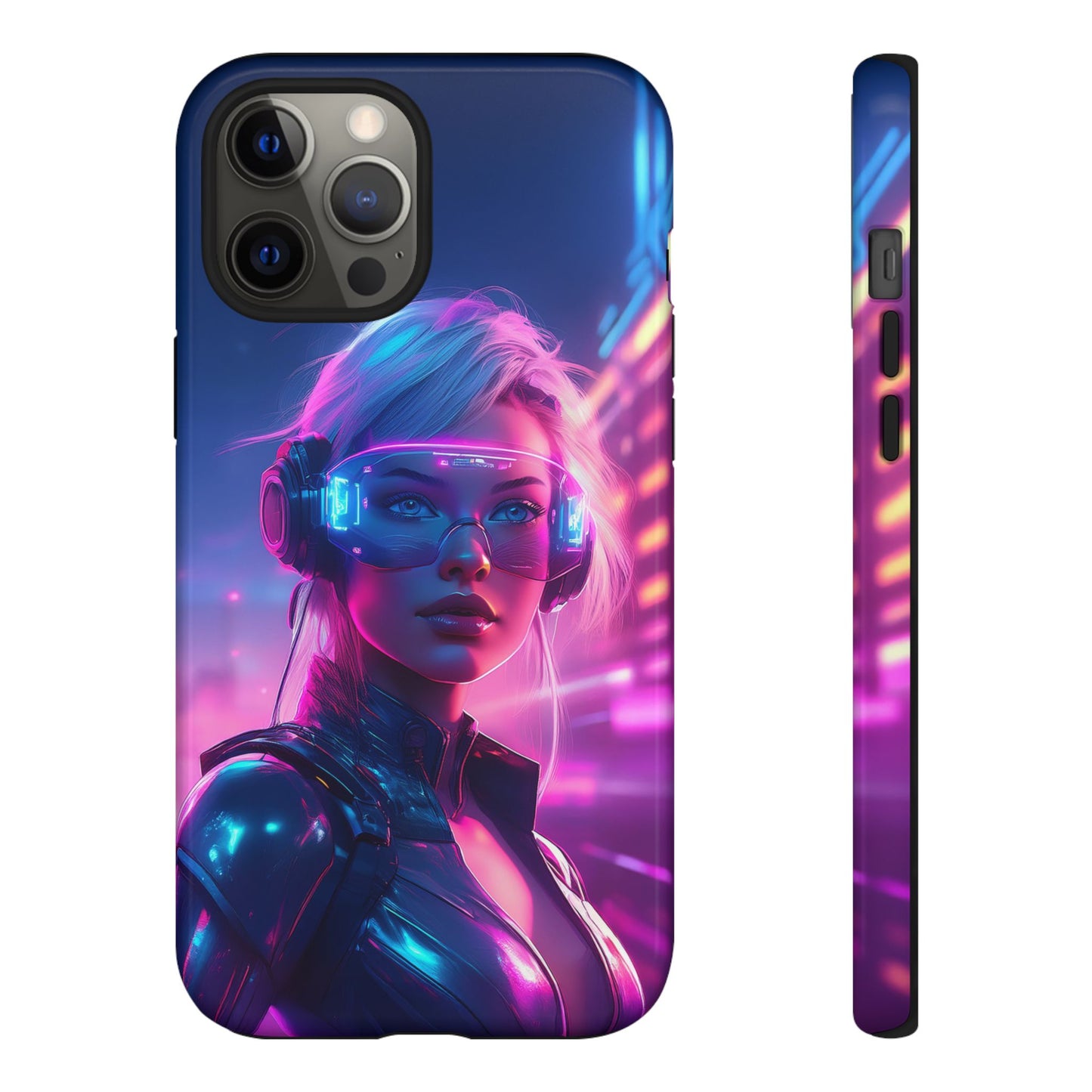 Futuristic Cyberpunk Female Cell Phone Case 029