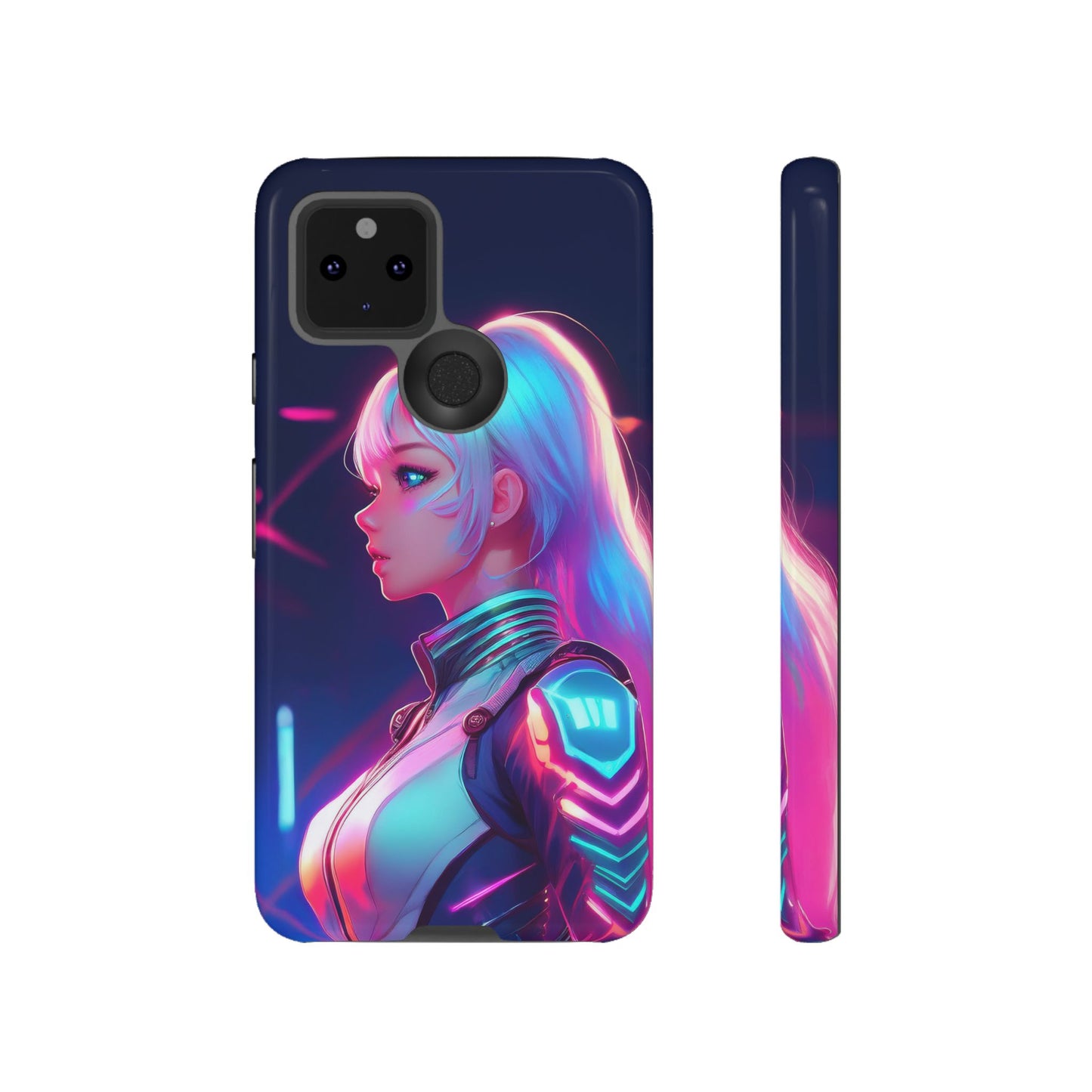 Futuristic Cyberpunk Female Cell Phone Case 009