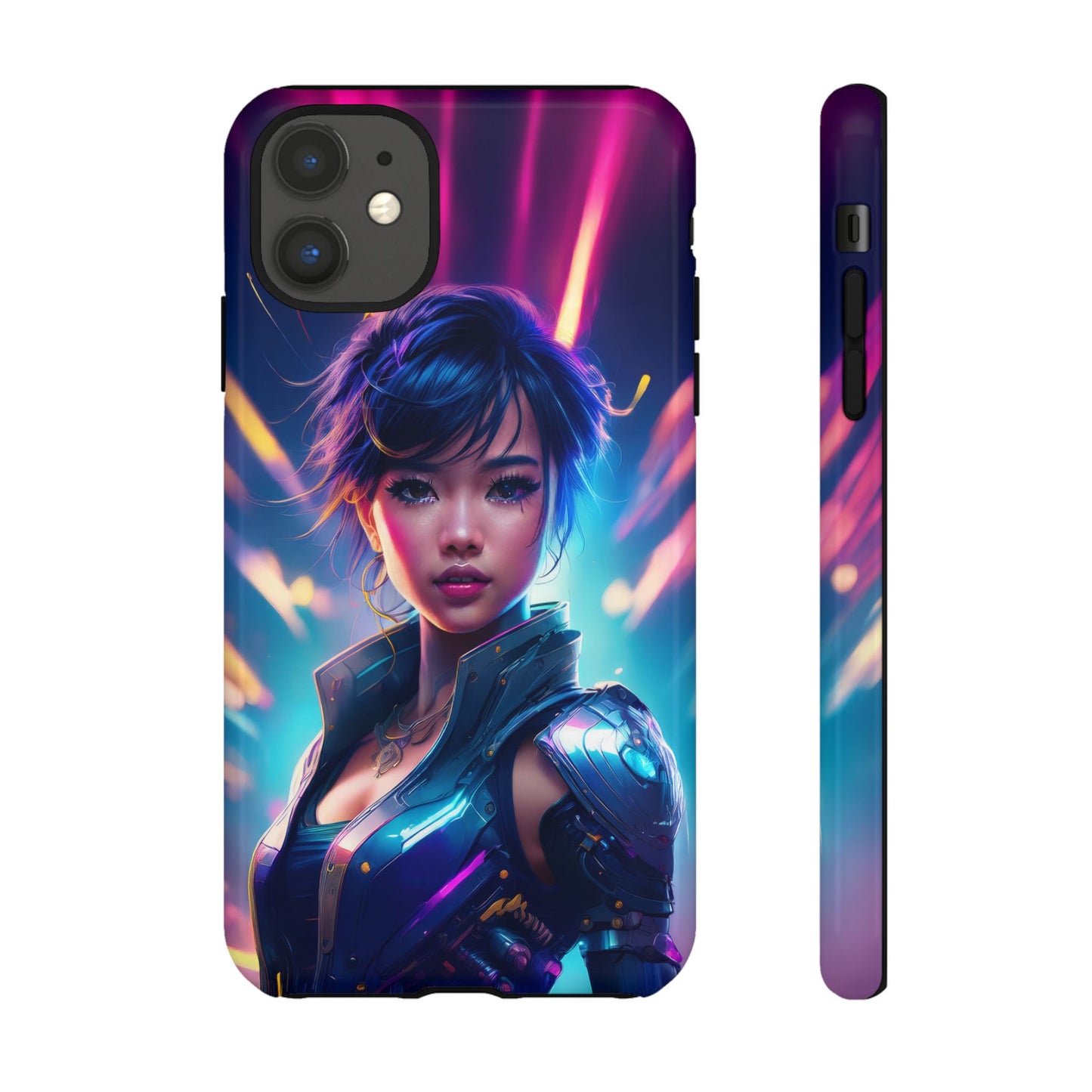 Futuristic Cyberpunk Female Cell Phone Case 024