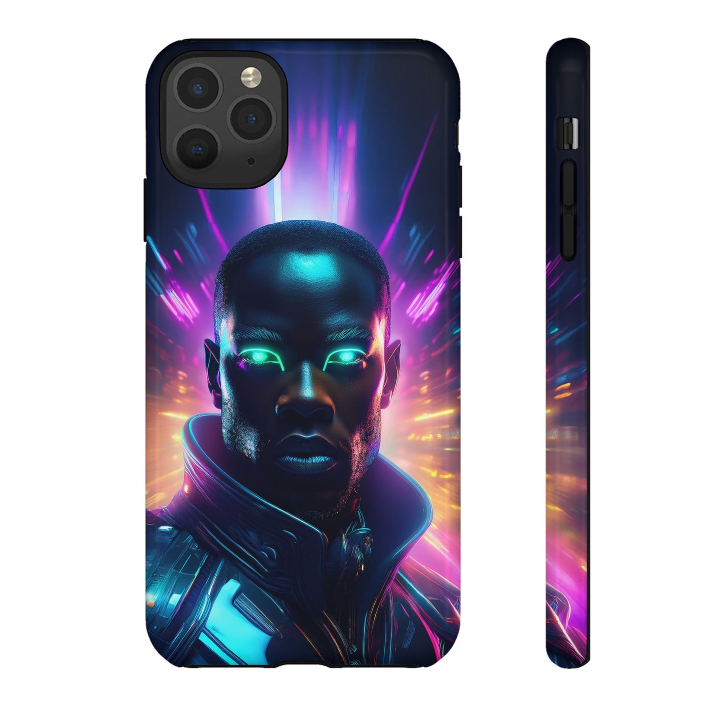 Futuristic Cyberpunk Male Cell Phone Case 022