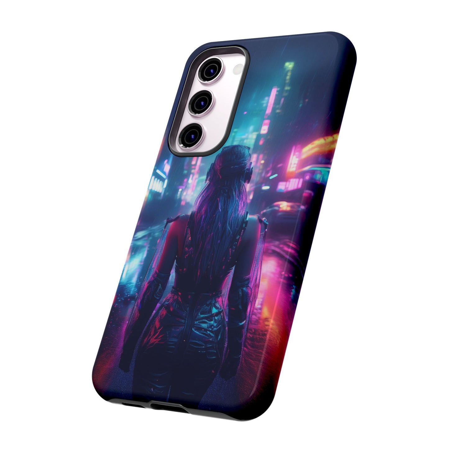 Futuristic Cyberpunk Female Cell Phone Case 032