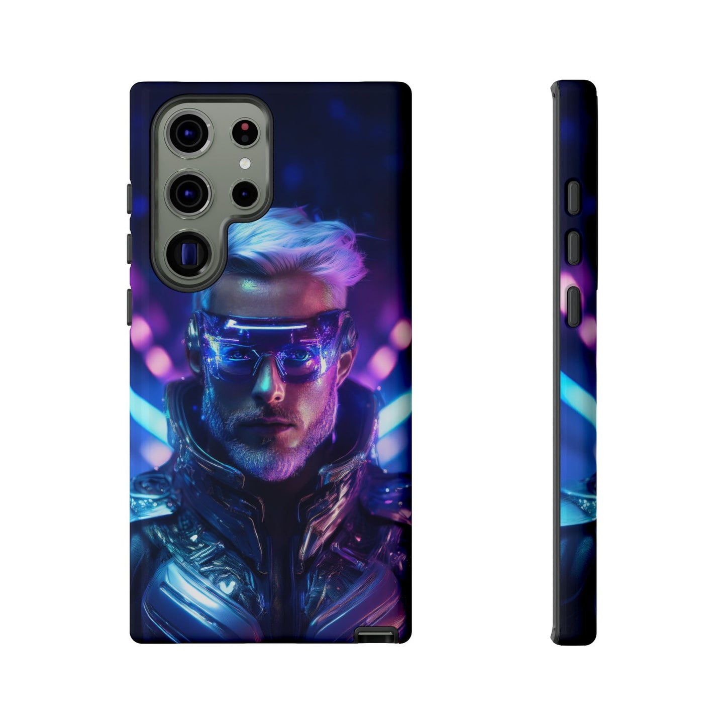 Futuristic Cyberpunk Male Cell Phone Case 020