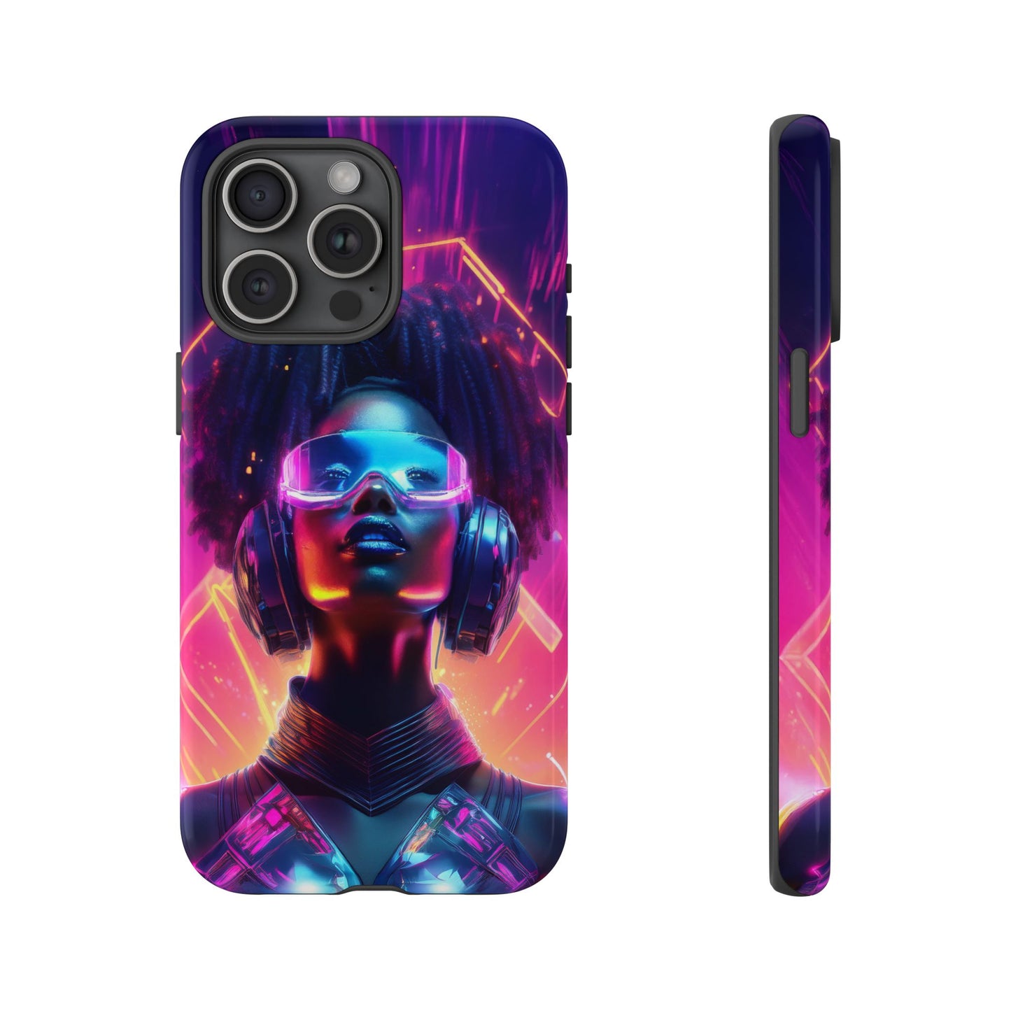 Futuristic Cyberpunk Female Cell Phone Case 030