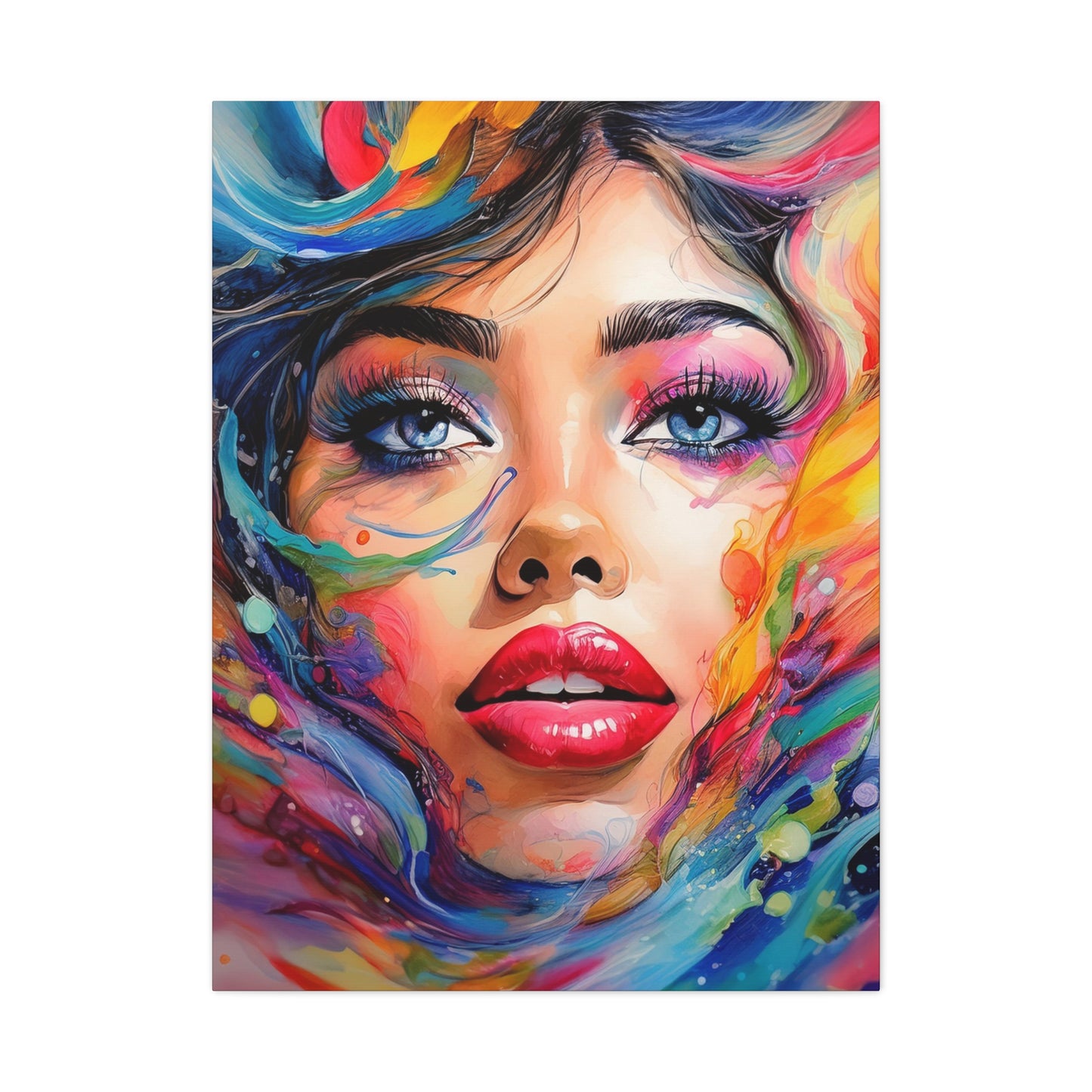 Painted Beauty 011 Canvas Wall Art