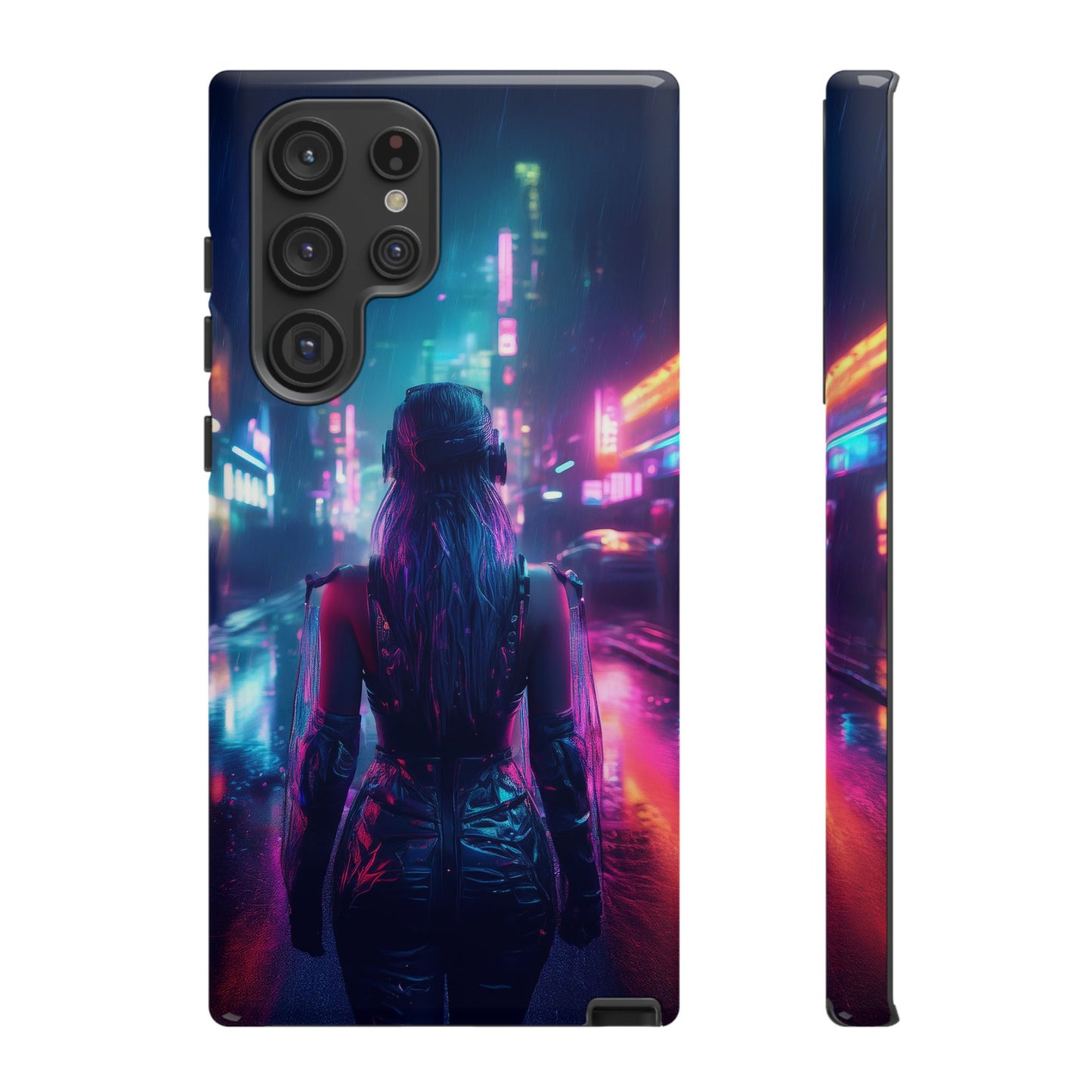 Futuristic Cyberpunk Female Cell Phone Case 032