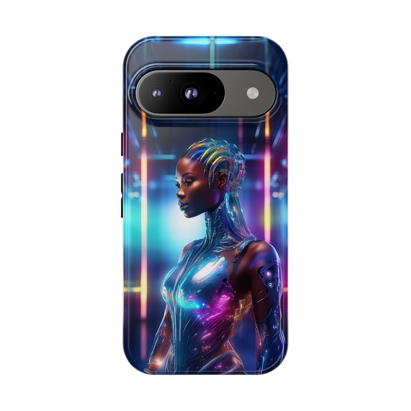 Futuristic Human Android Hybrid Cell Phone Case 014