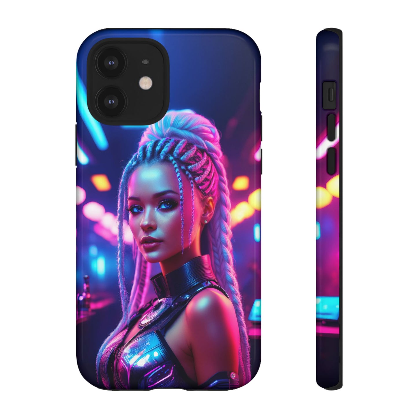 Futuristic Cyberpunk Female Cell Phone Case 007