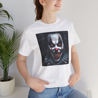 Nightmare Clown Halloween Shirt – Evil Clown Face Tee for Scary Halloween Vibes