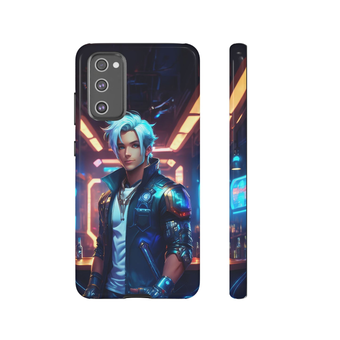 Futuristic Cyberpunk Male Cell Phone Case 009