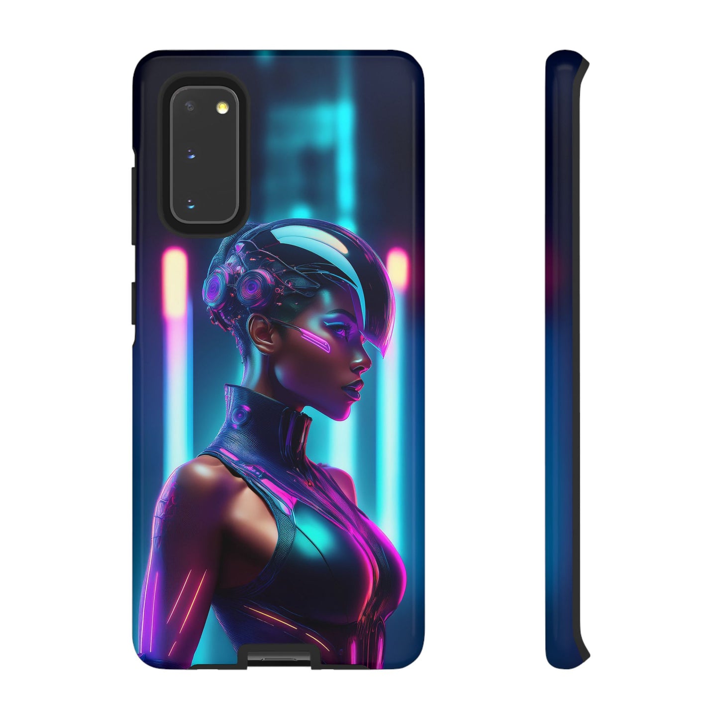 Futuristic Cyberpunk Female Cell Phone Case 021