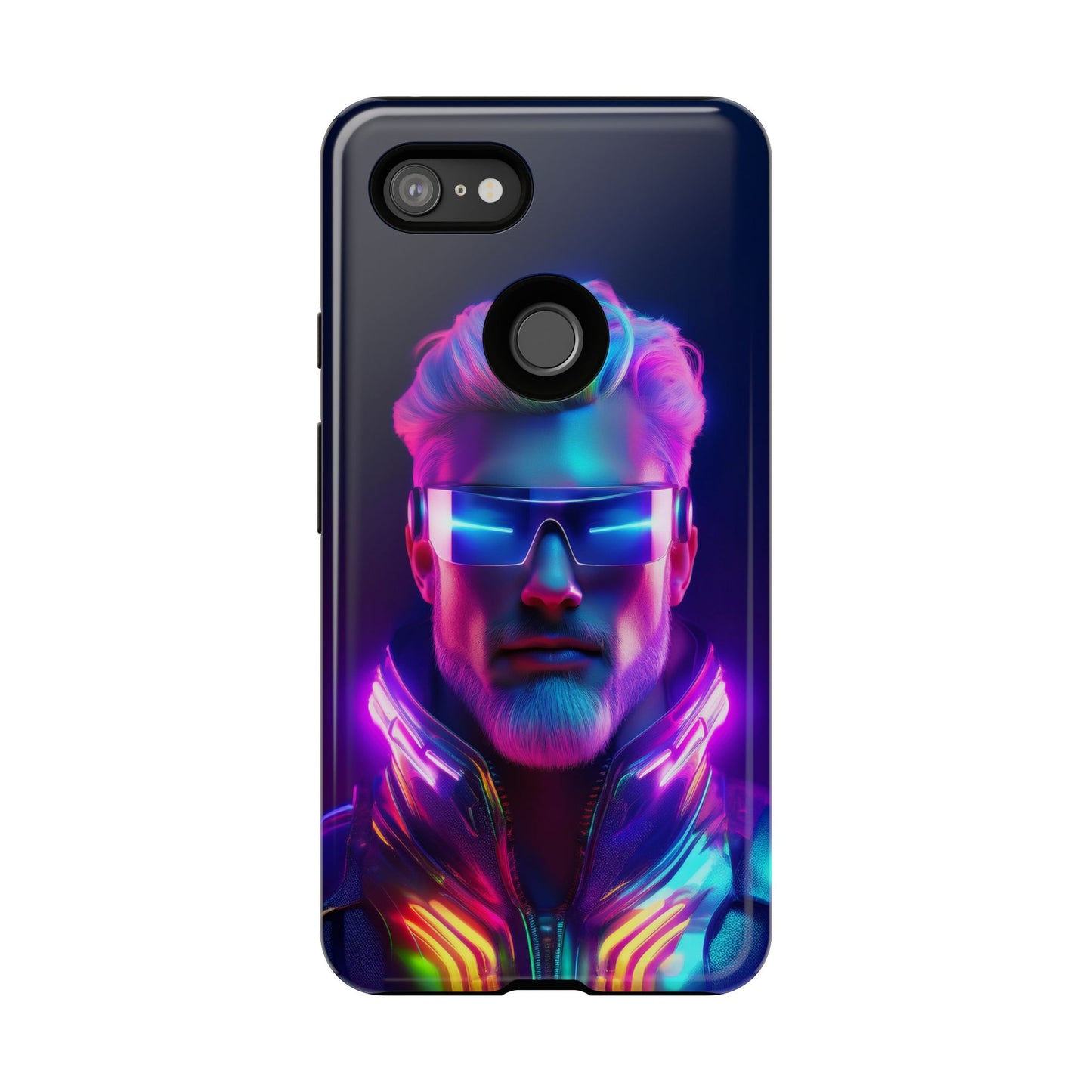 Futuristic Cyberpunk Male Cell Phone Case 026