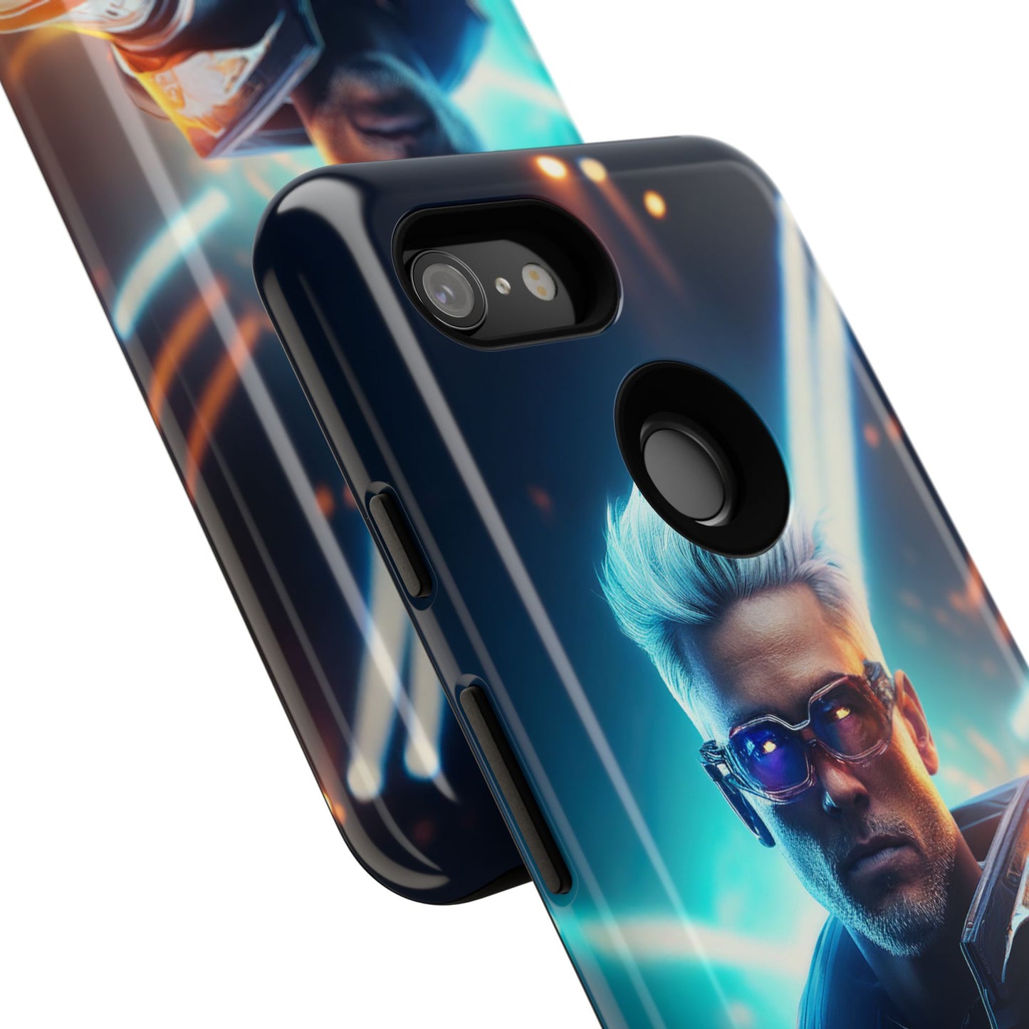 Futuristic Cyberpunk Male Cell Phone Case 013