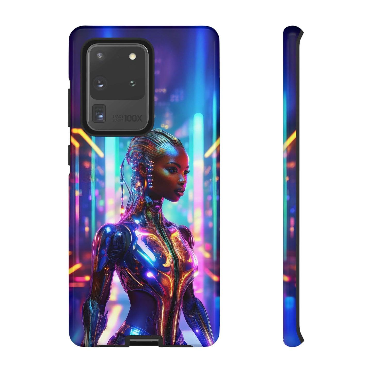 Futuristic Human Android Hybrid Cell Phone Case 018