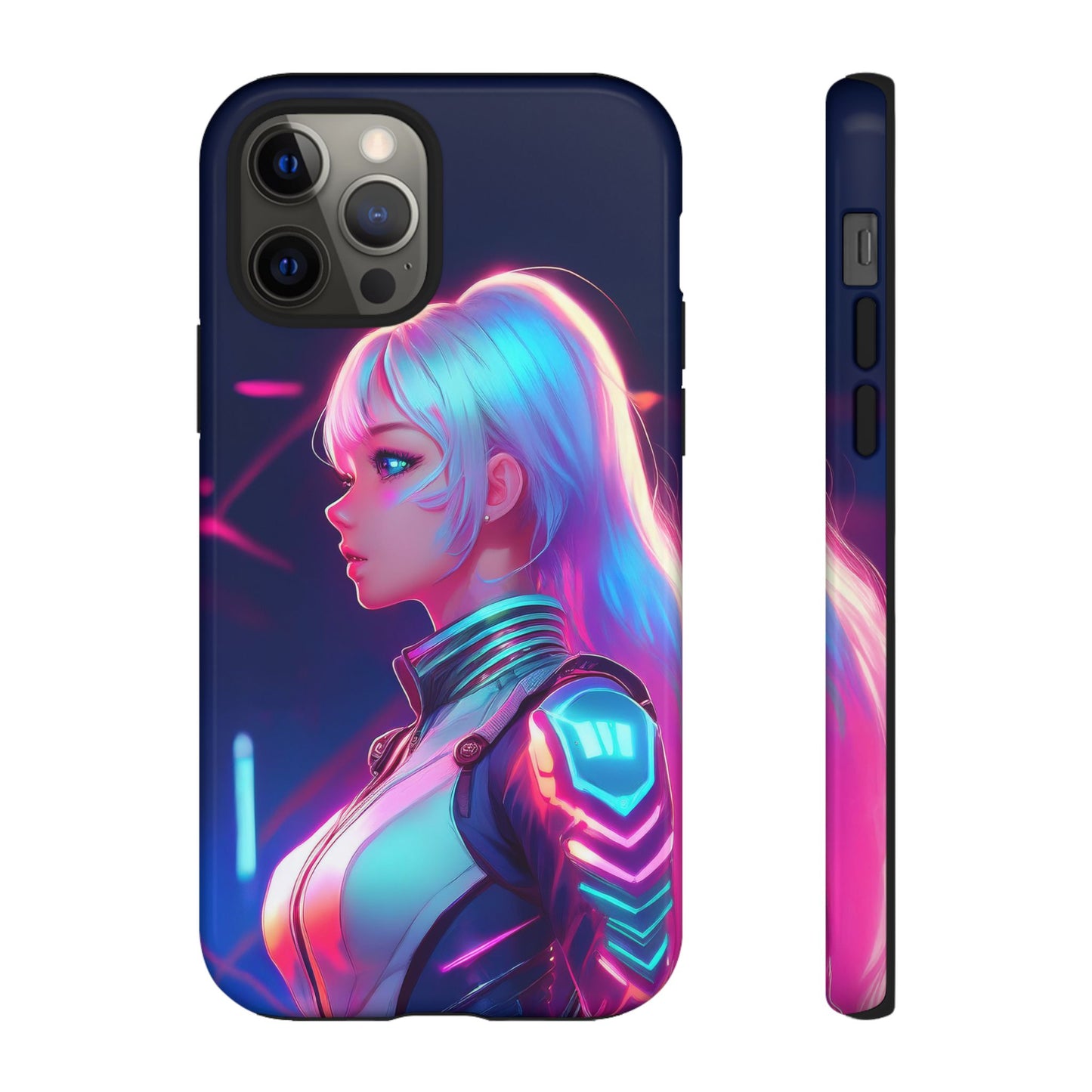 Futuristic Cyberpunk Female Cell Phone Case 009