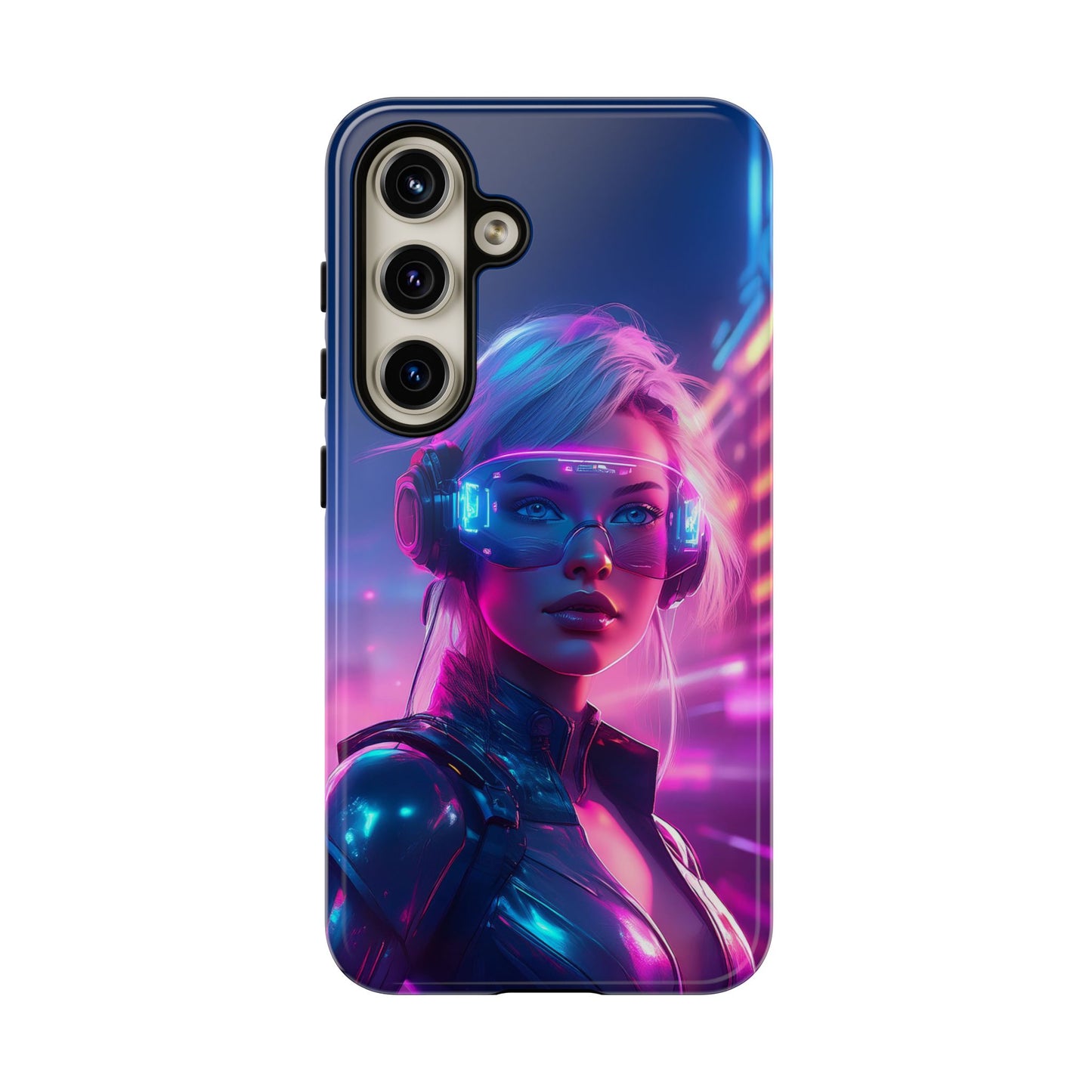 Futuristic Cyberpunk Female Cell Phone Case 029