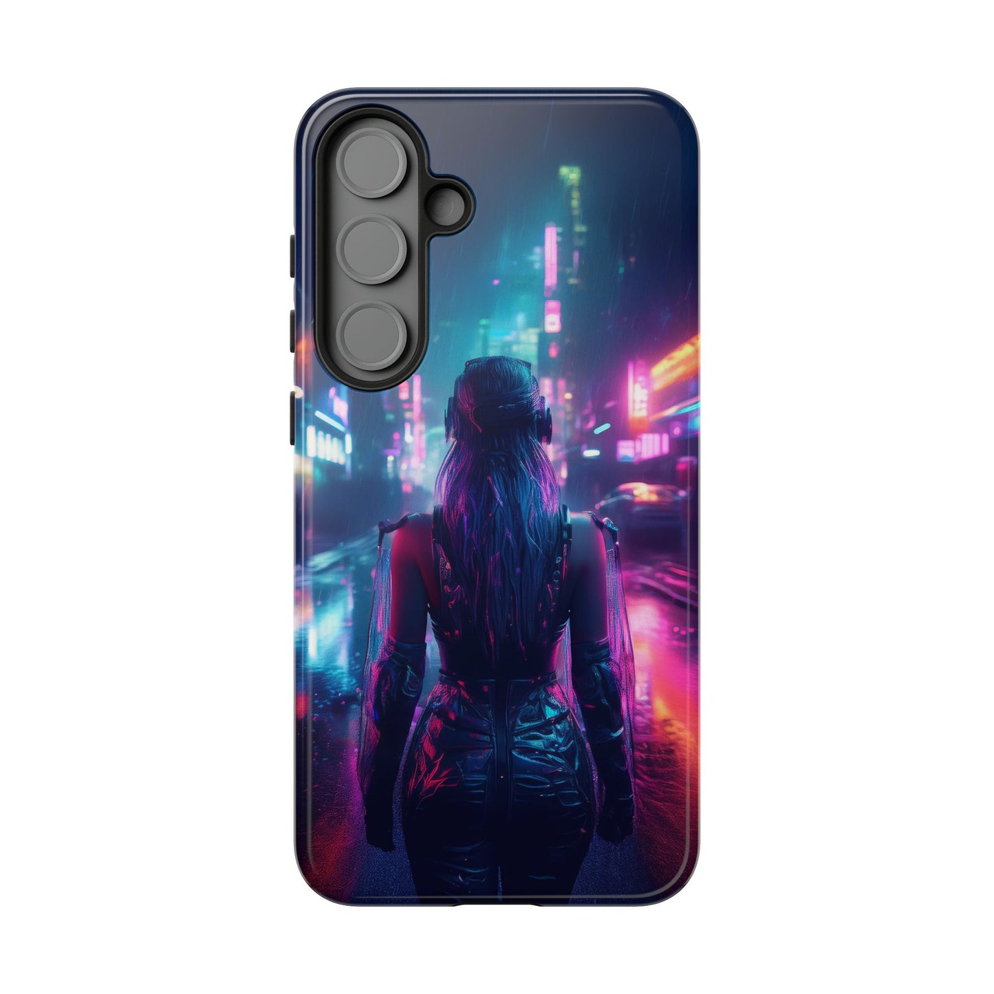 Futuristic Cyberpunk Female Cell Phone Case 032