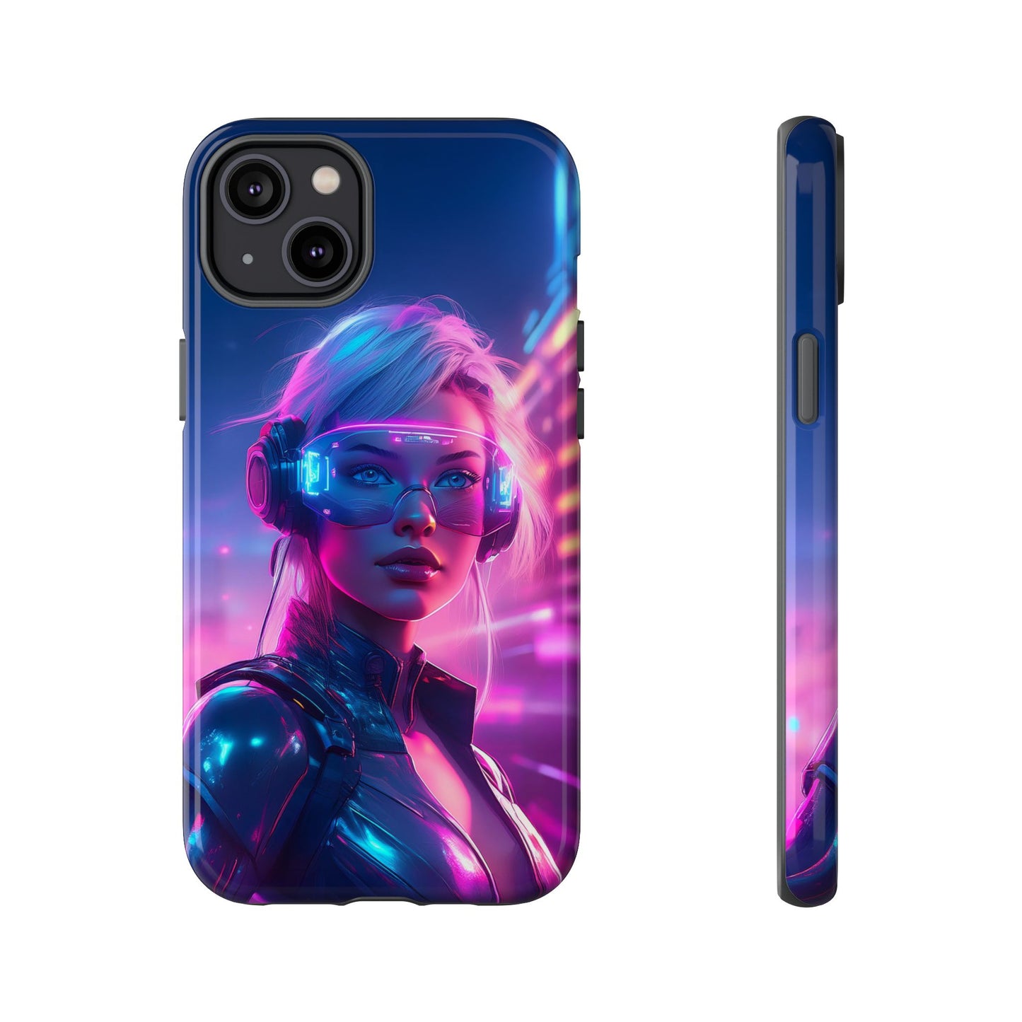 Futuristic Cyberpunk Female Cell Phone Case 029