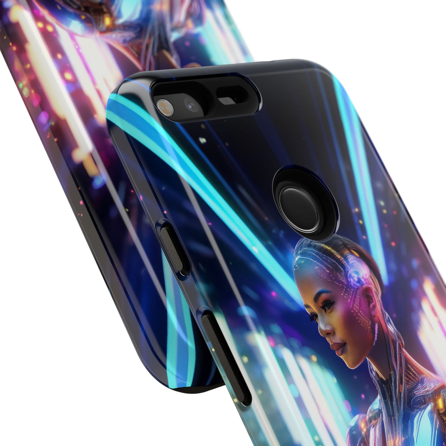 Futuristic Human Android Hybrid Cell Phone Case 010