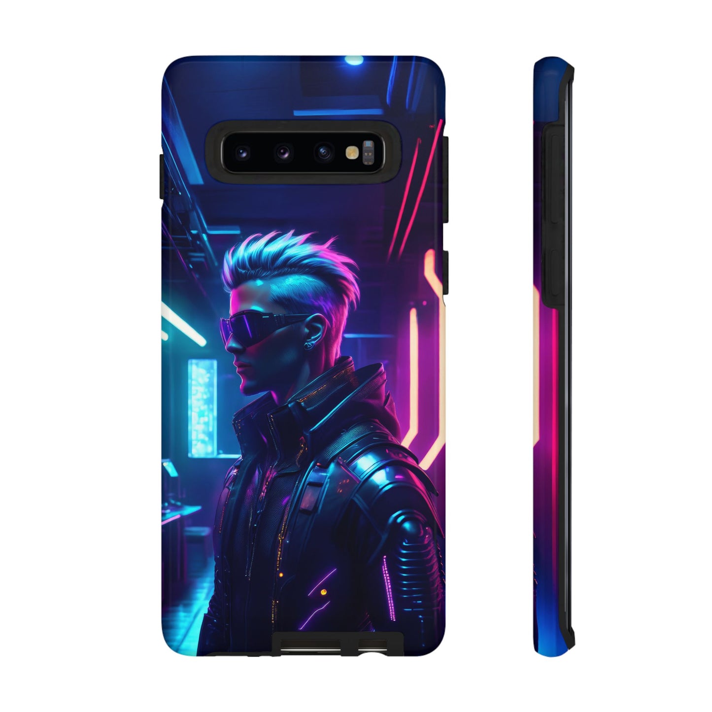 Futuristic Cyberpunk Male Cell Phone Case 002