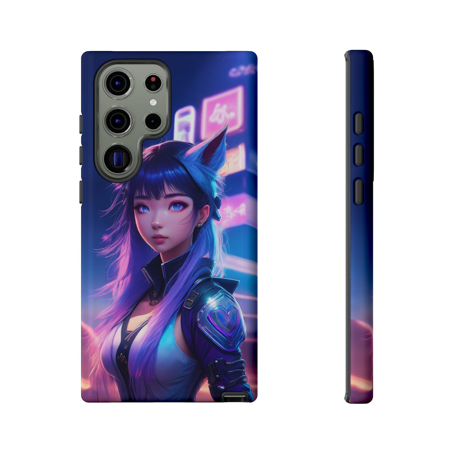 Futuristic Cyberpunk Female Cell Phone Case 010