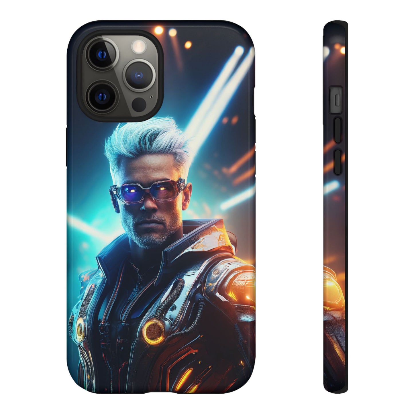 Futuristic Cyberpunk Male Cell Phone Case 013