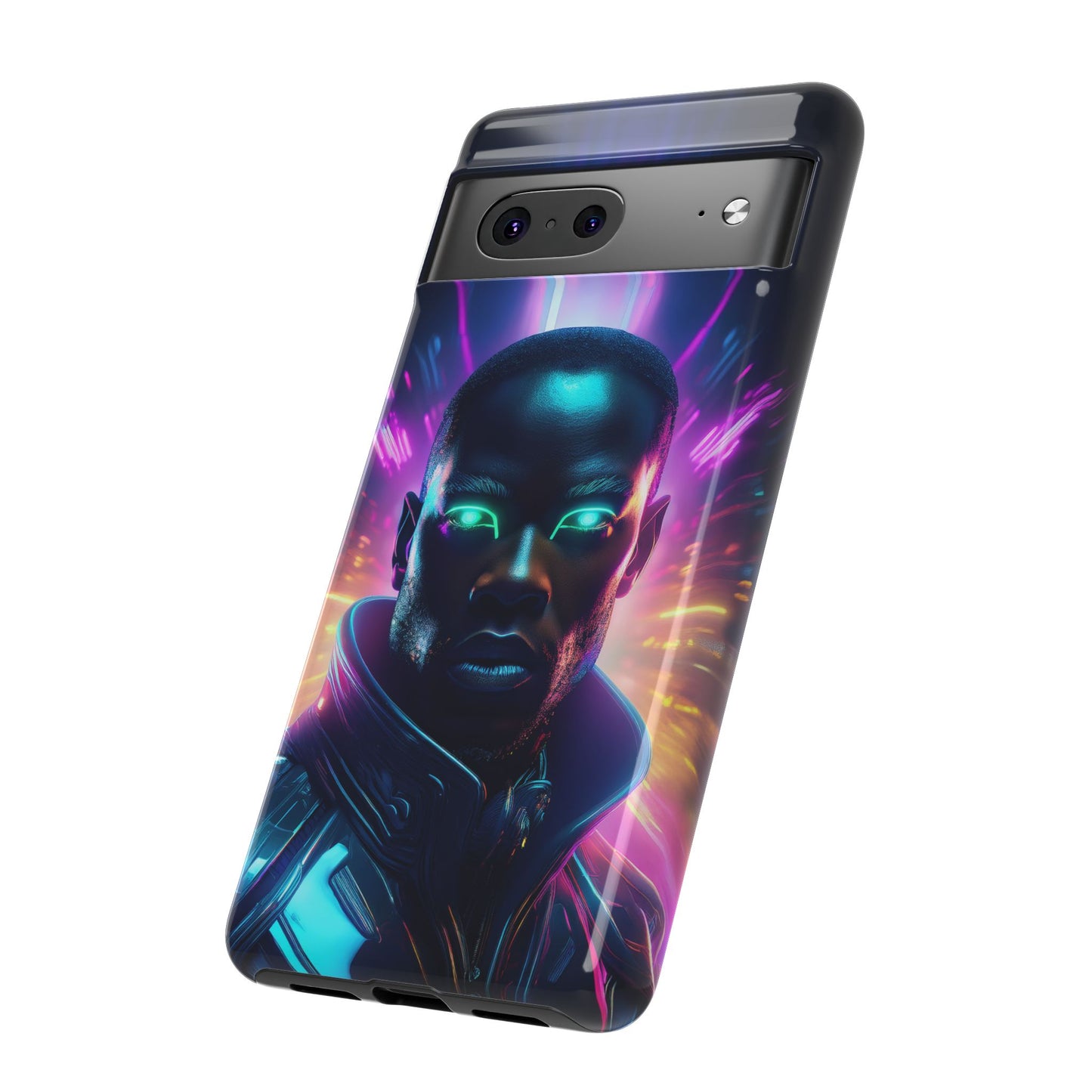 Futuristic Cyberpunk Male Cell Phone Case 022