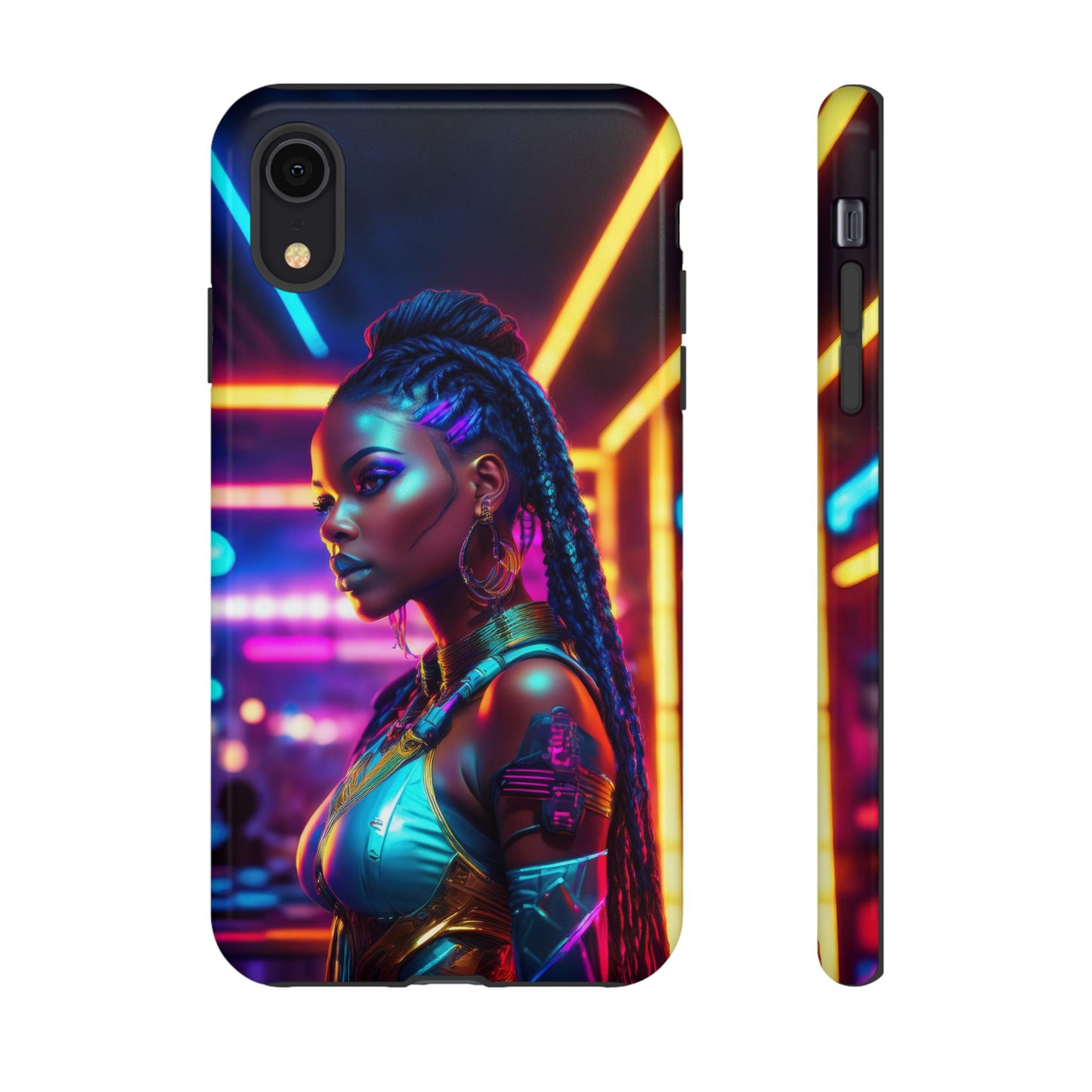 Futuristic Cyberpunk Female Cell Phone Case 006