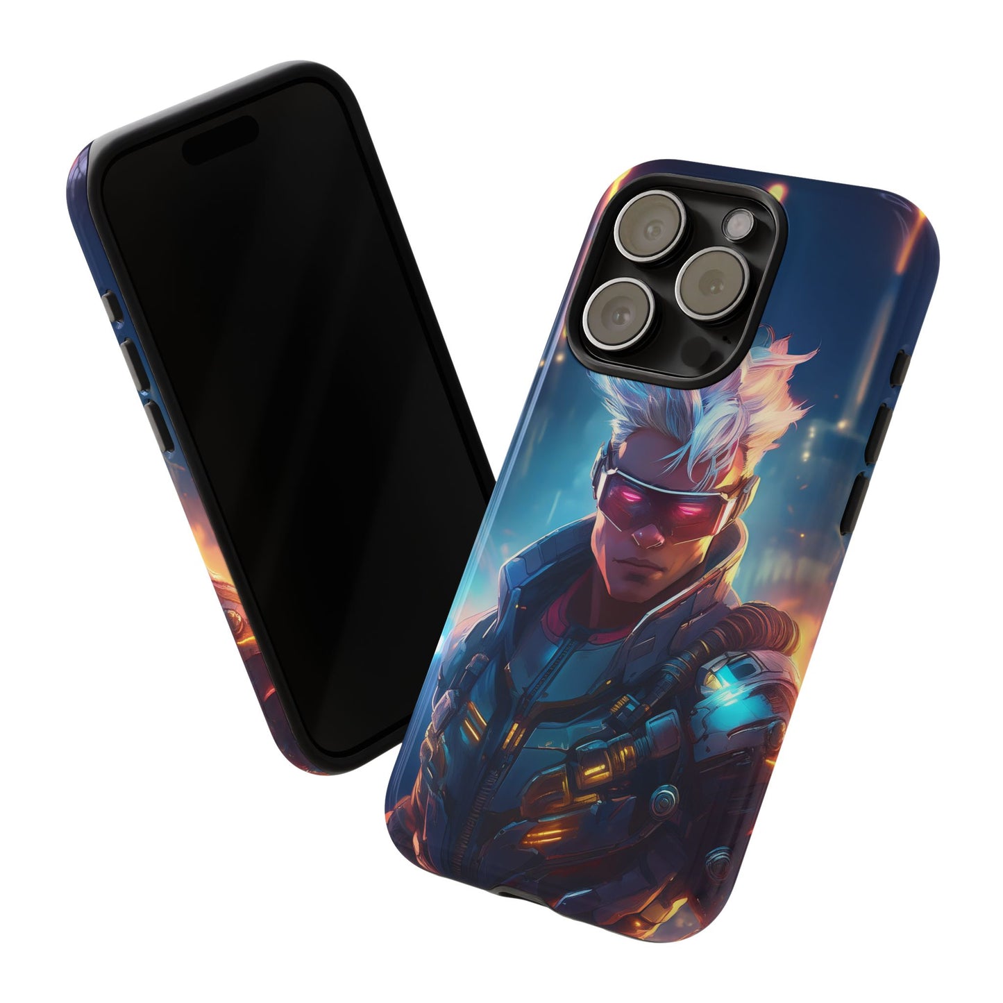 Futuristic Cyberpunk Male Cell Phone Case 018