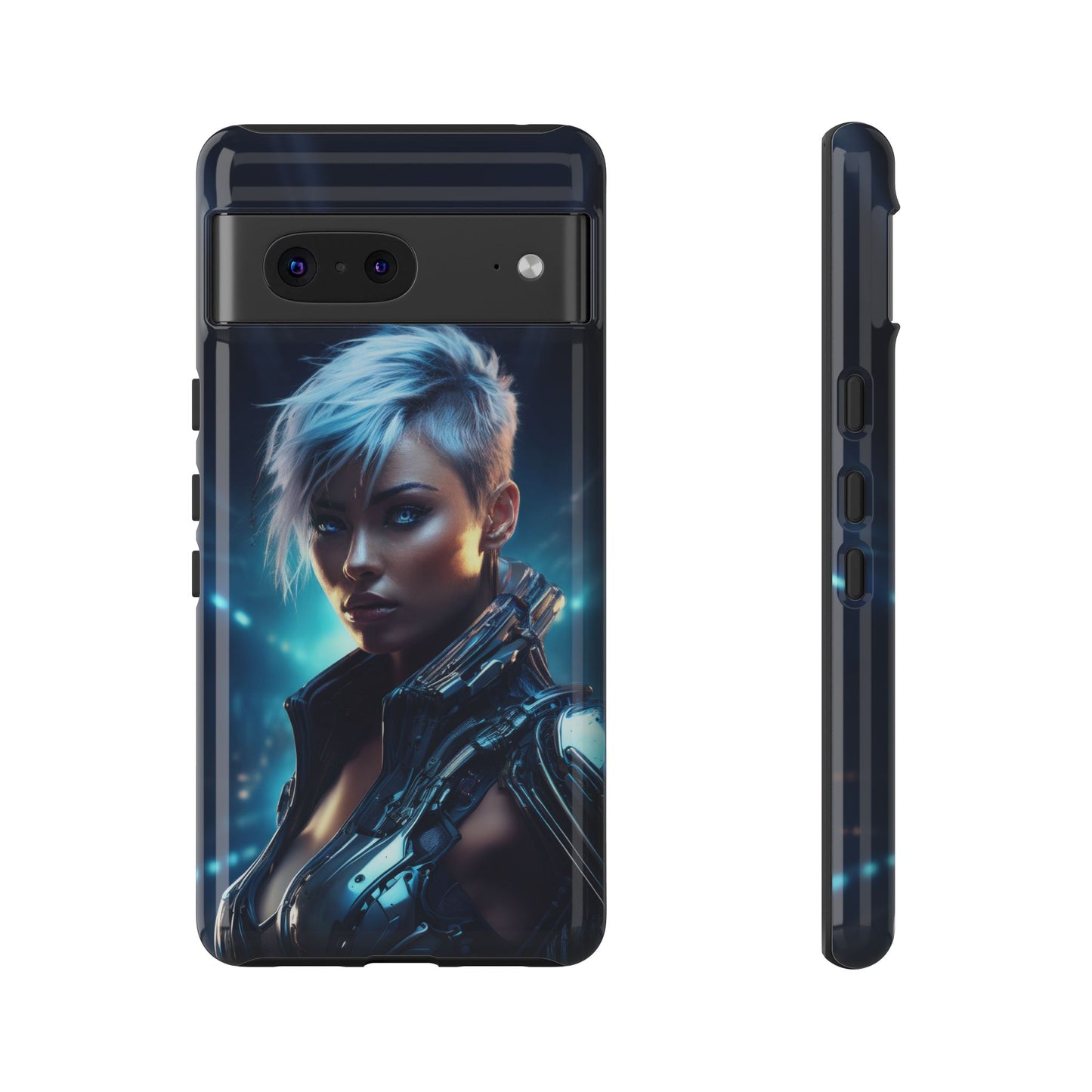 Futuristic Cyberpunk Female Cell Phone Case 027