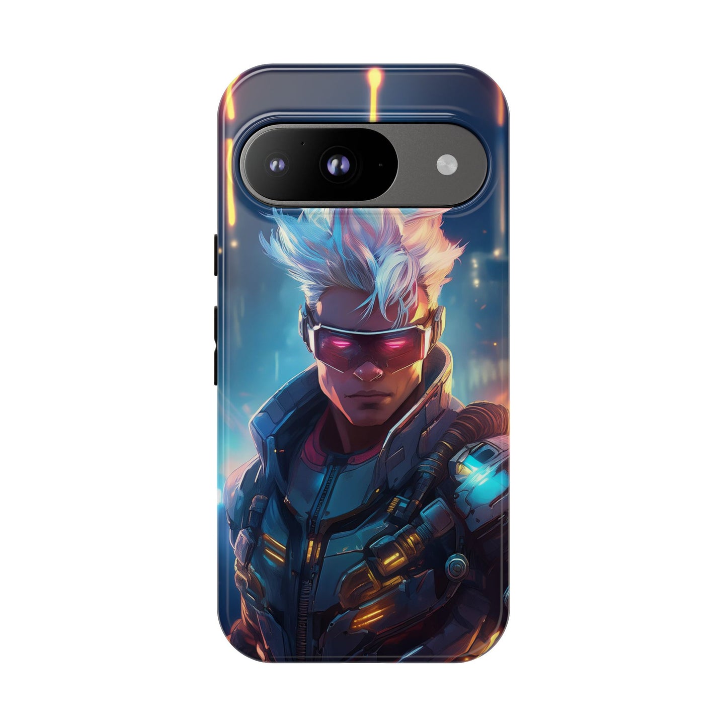 Futuristic Cyberpunk Male Cell Phone Case 018