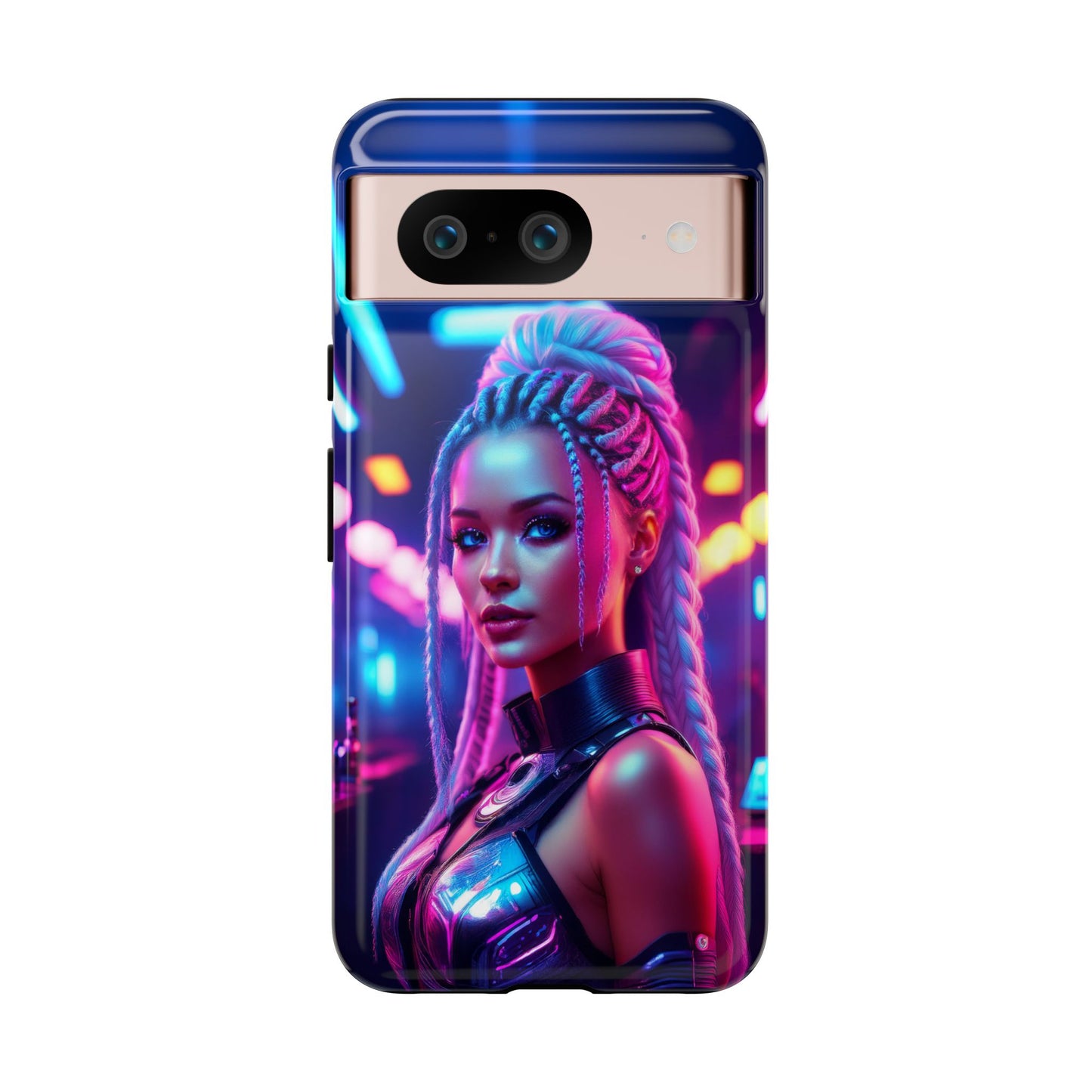 Futuristic Cyberpunk Female Cell Phone Case 007