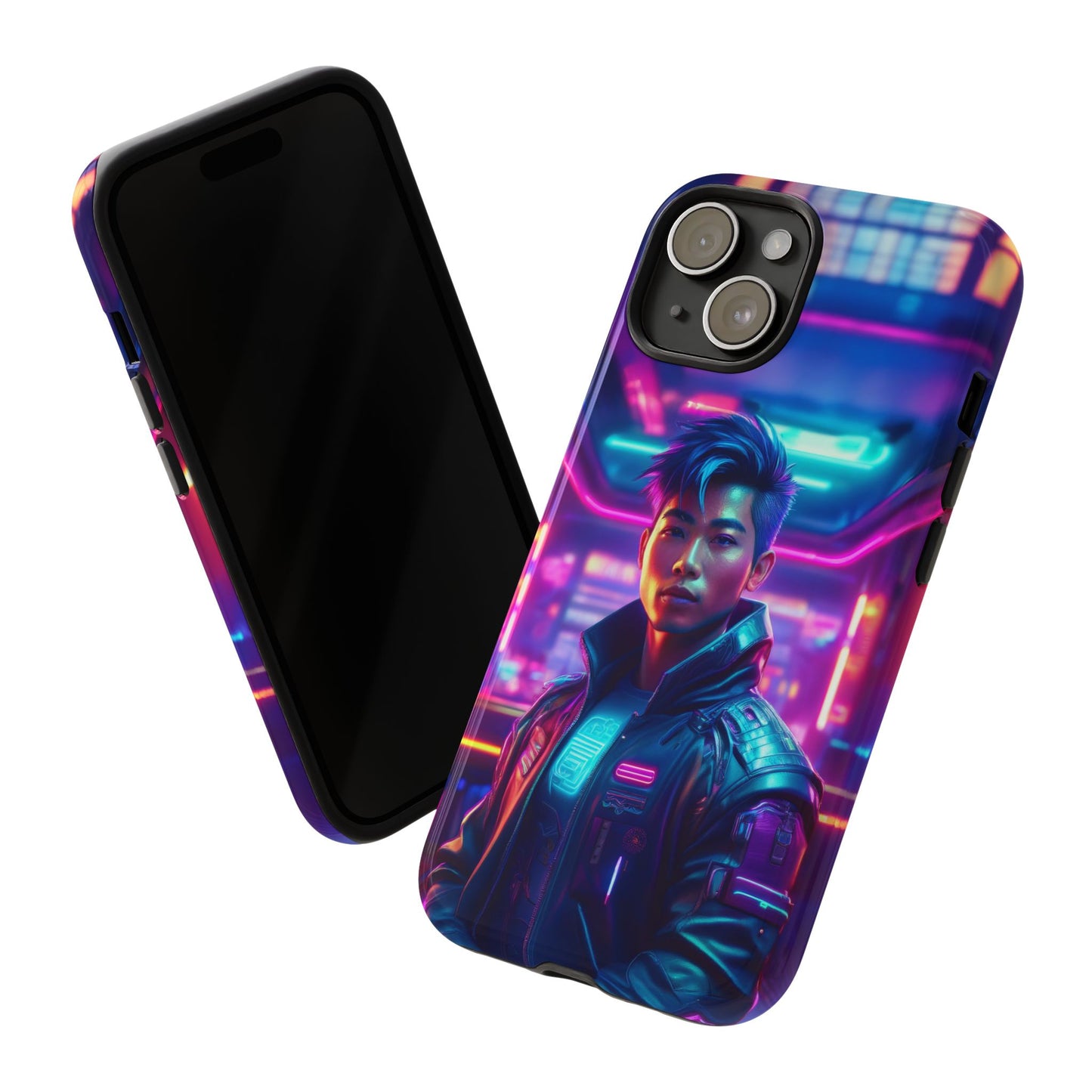 Futuristic Cyberpunk Male Cell Phone Case 012