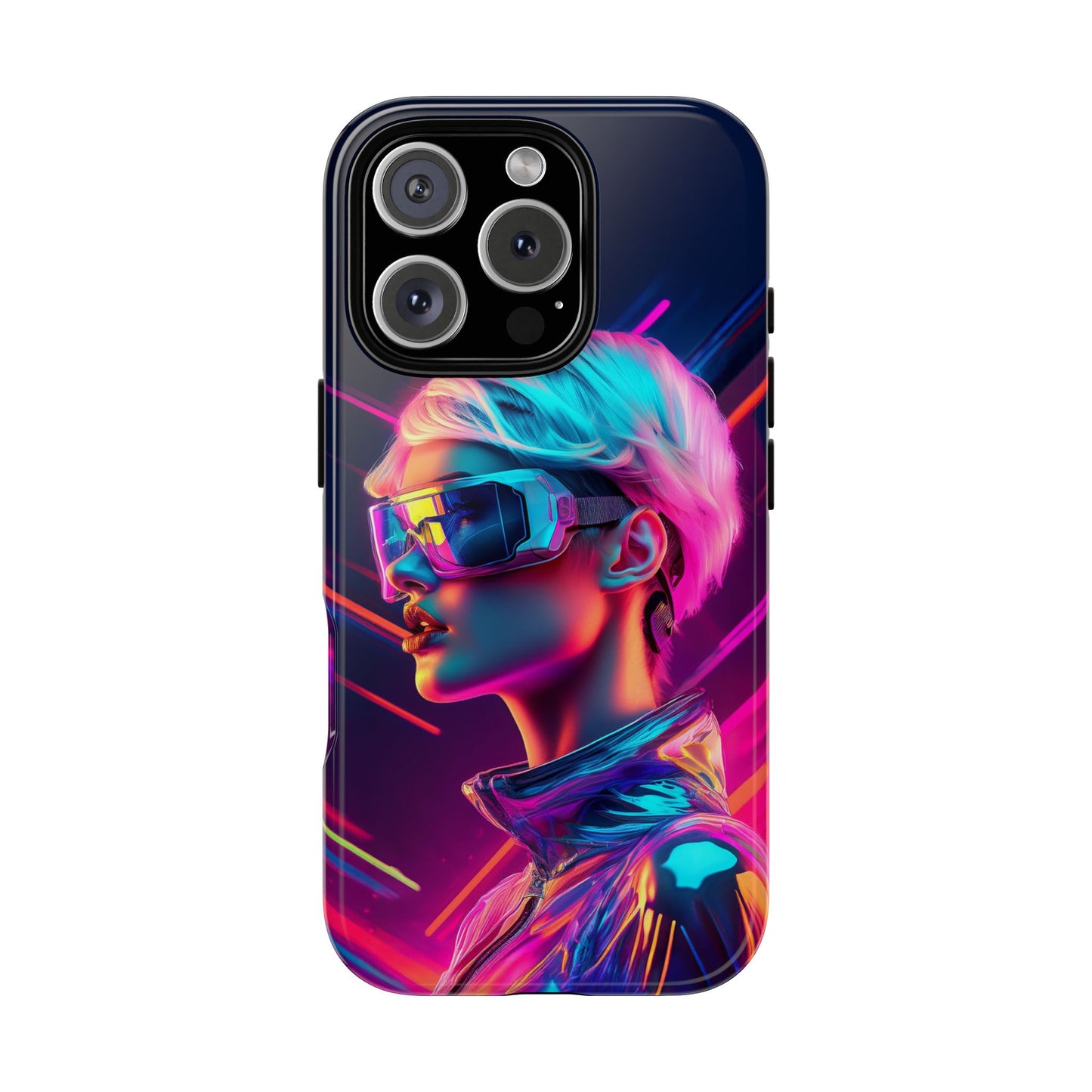 Futuristic Cyberpunk Female Cell Phone Case 031