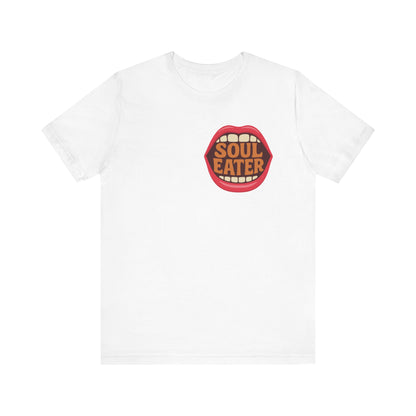 Colorful Design Soul Eater Shirt – Bold Funny Tee for Women Who Break Hearts and Don’t Apologize. Unisex Jersey Short Sleeve Tee