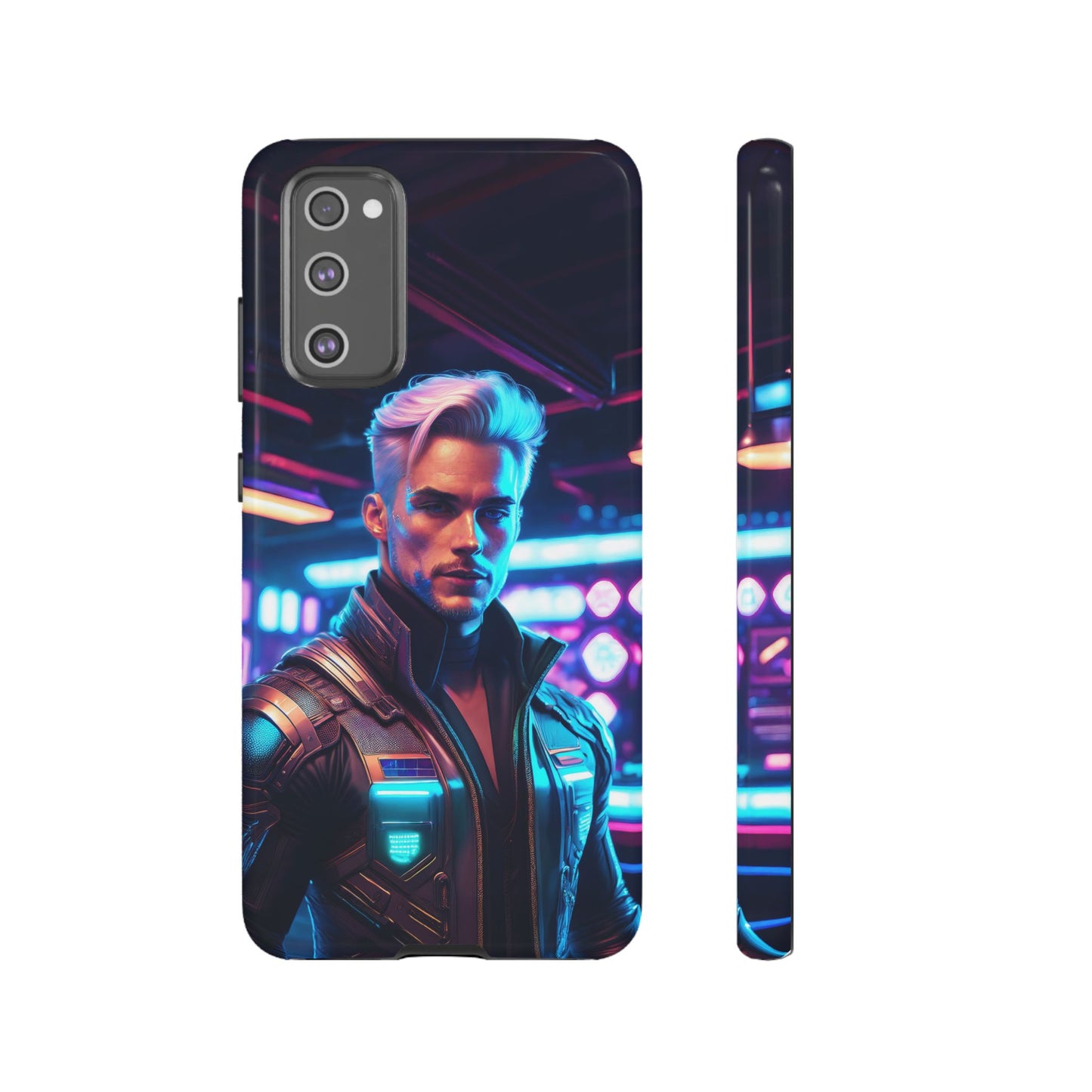 Futuristic Cyberpunk Male Cell Phone Case 008