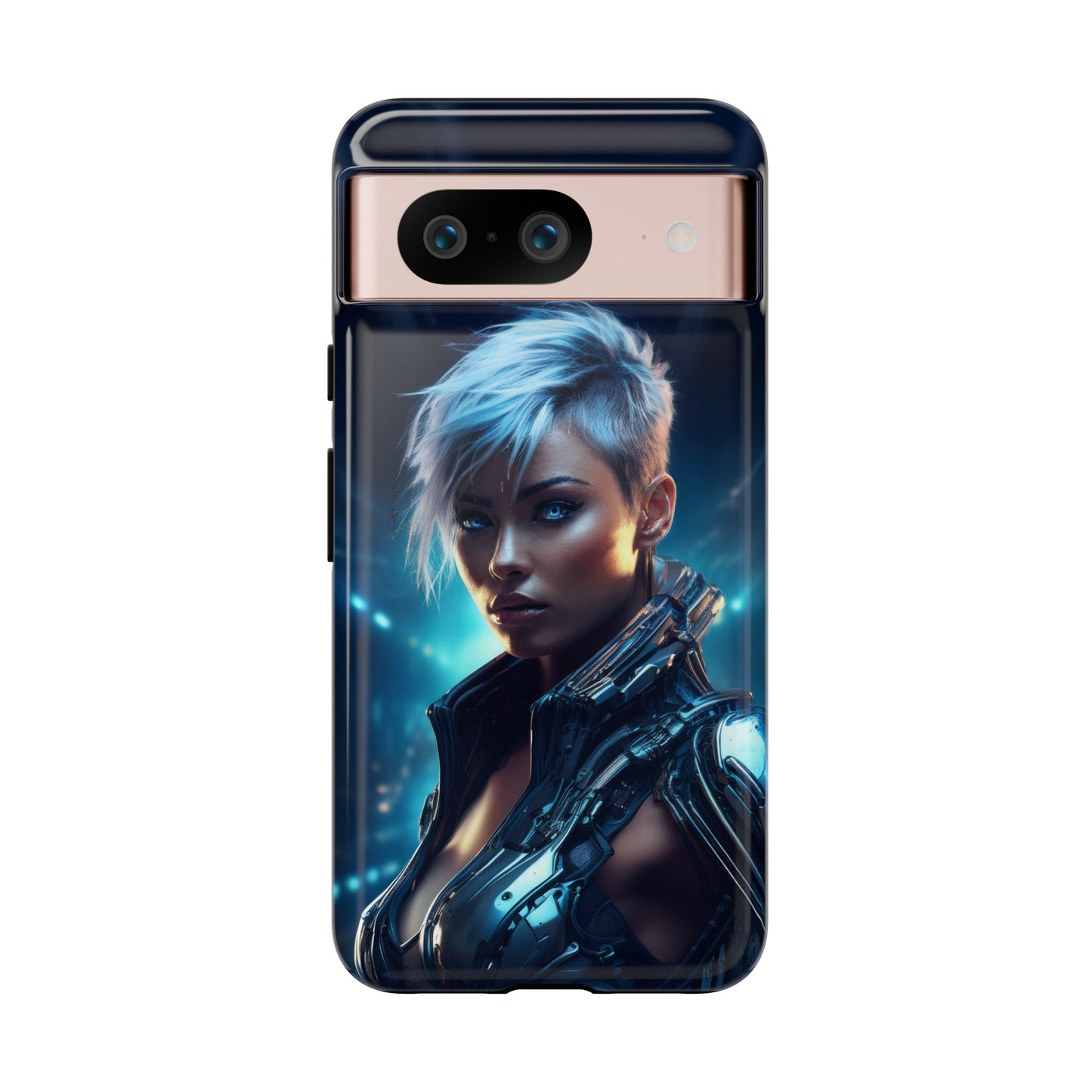 Futuristic Cyberpunk Female Cell Phone Case 027