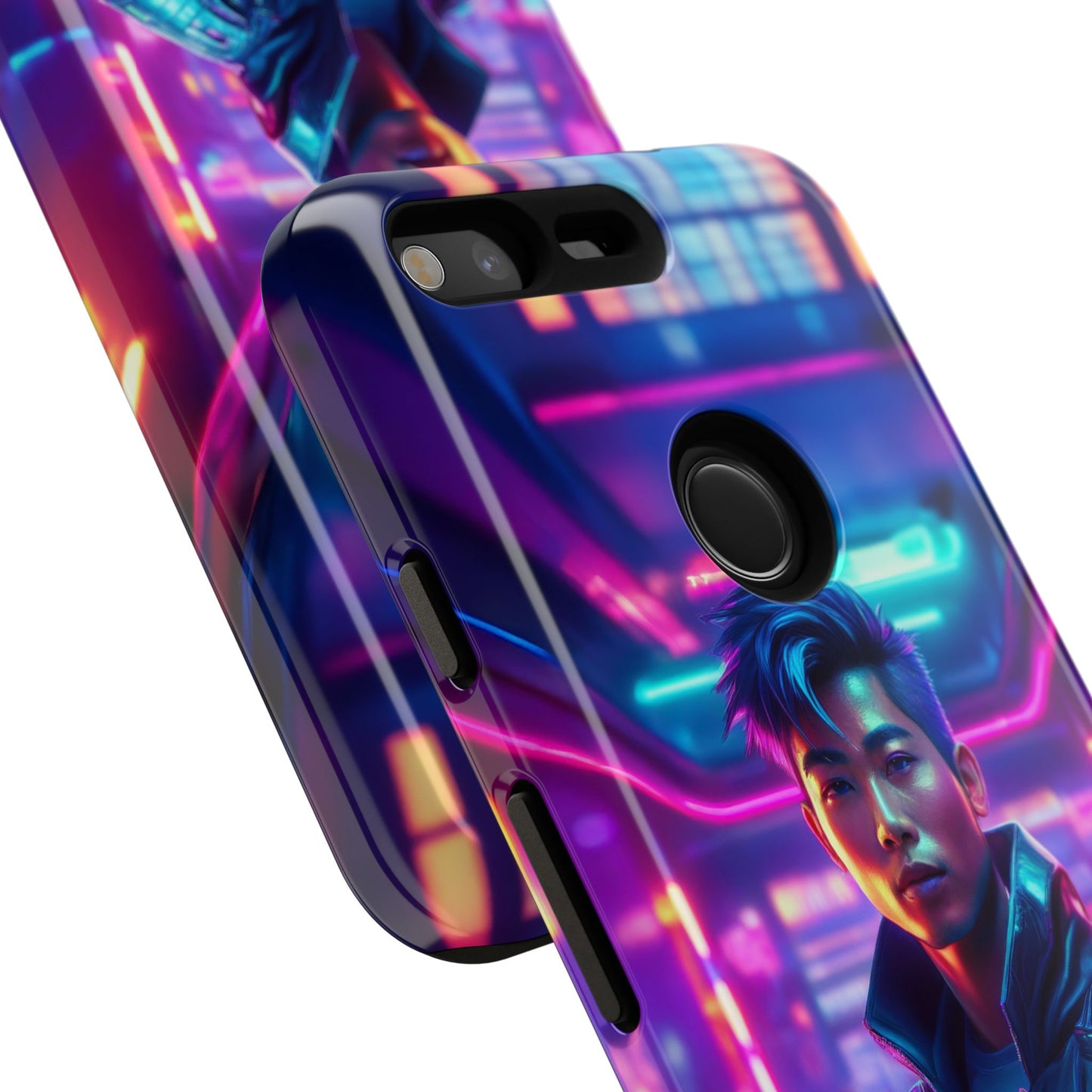 Futuristic Cyberpunk Male Cell Phone Case 012