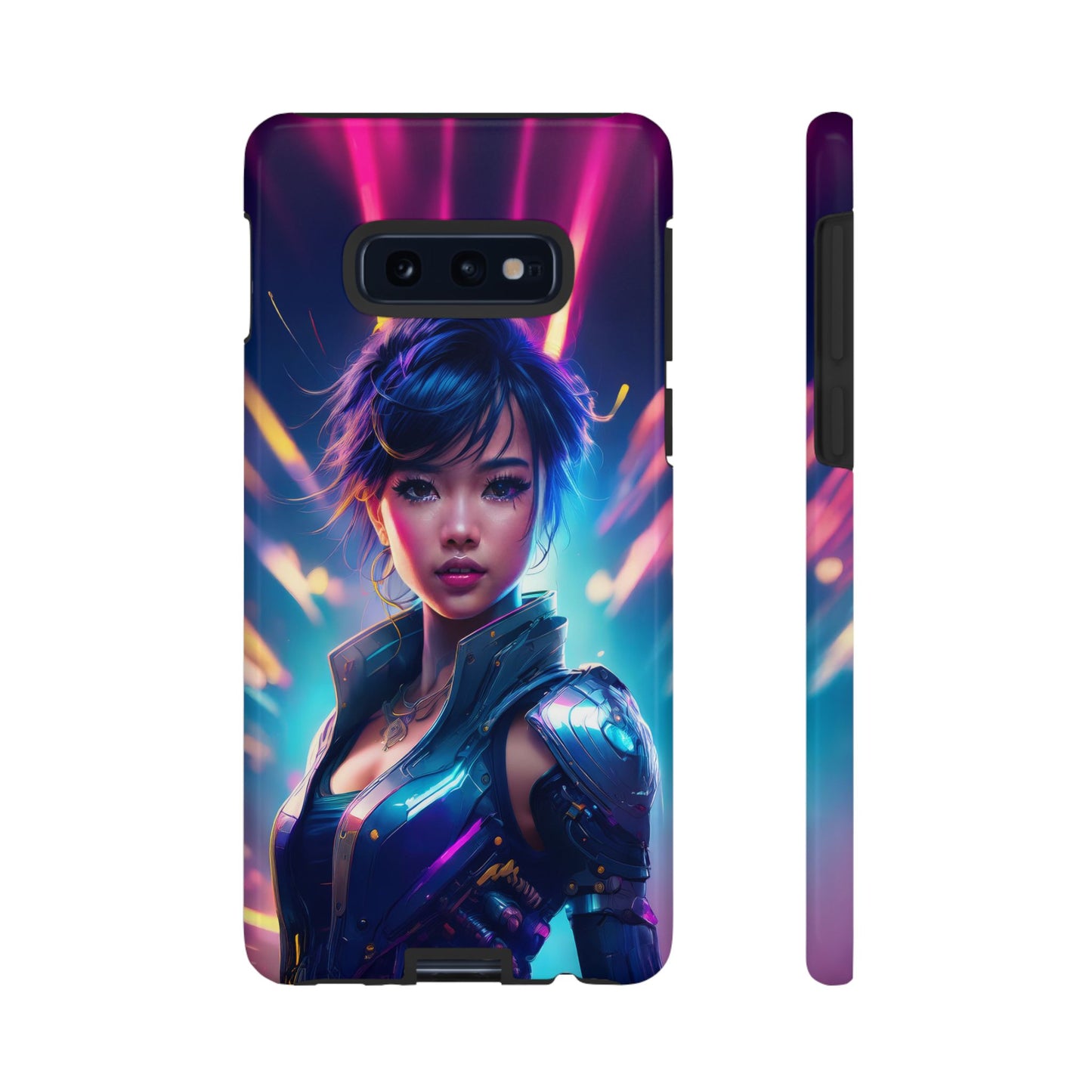 Futuristic Cyberpunk Female Cell Phone Case 024