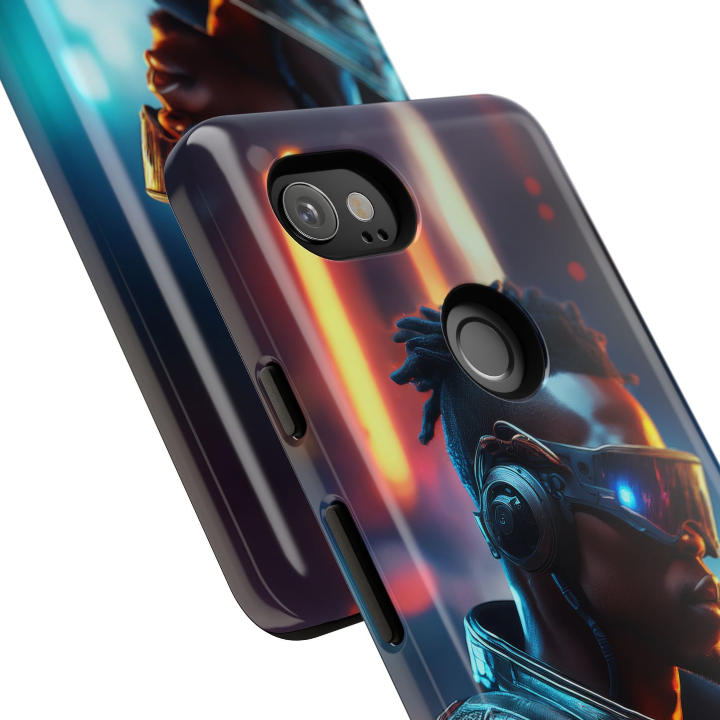 Futuristic Cyberpunk Male Cell Phone Case 016