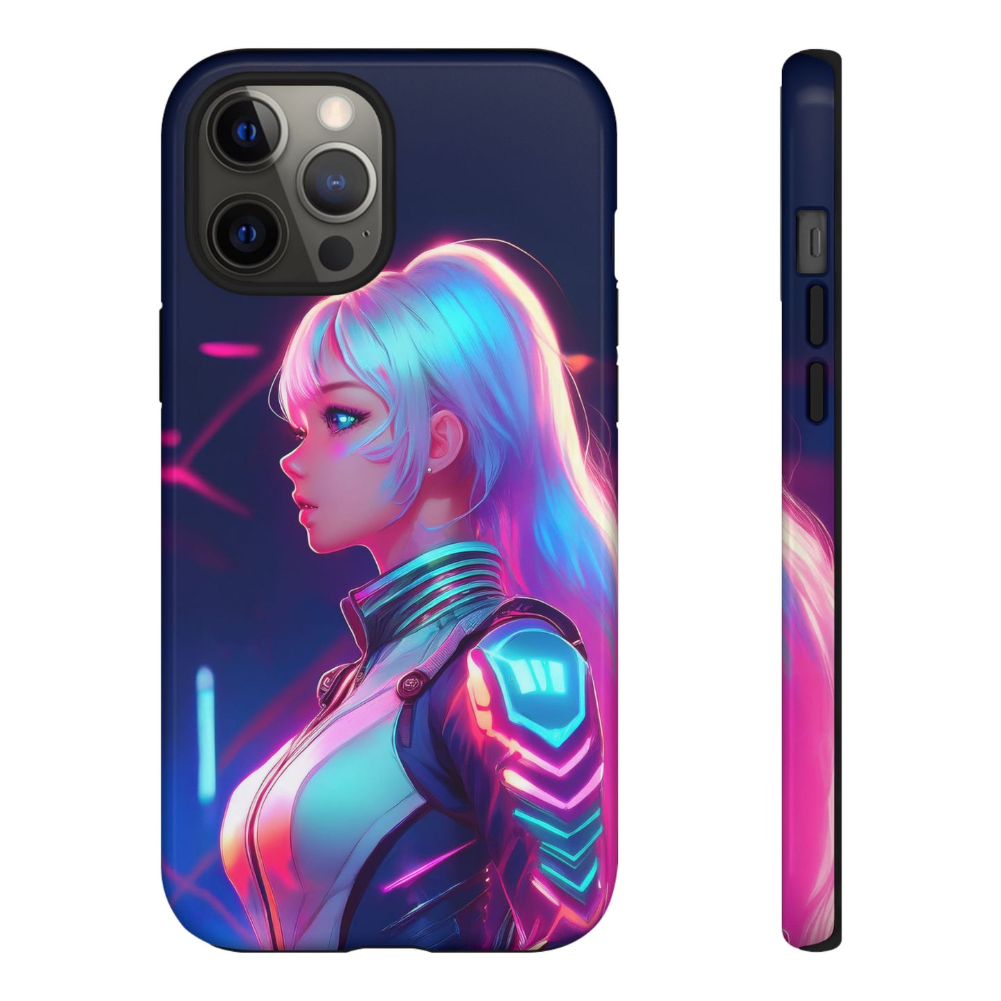 Futuristic Cyberpunk Female Cell Phone Case 009