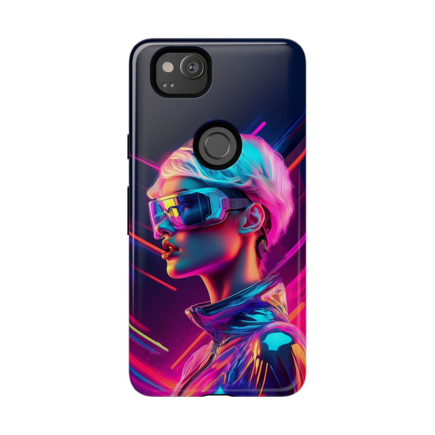 Futuristic Cyberpunk Female Cell Phone Case 031