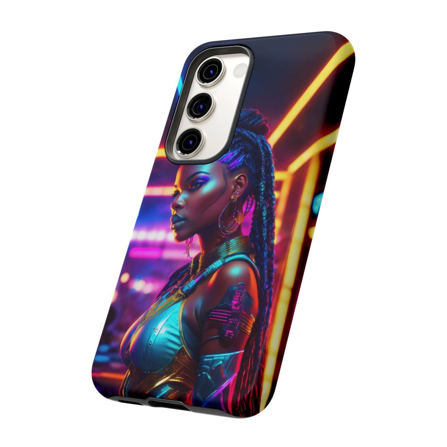 Futuristic Cyberpunk Female Cell Phone Case 006