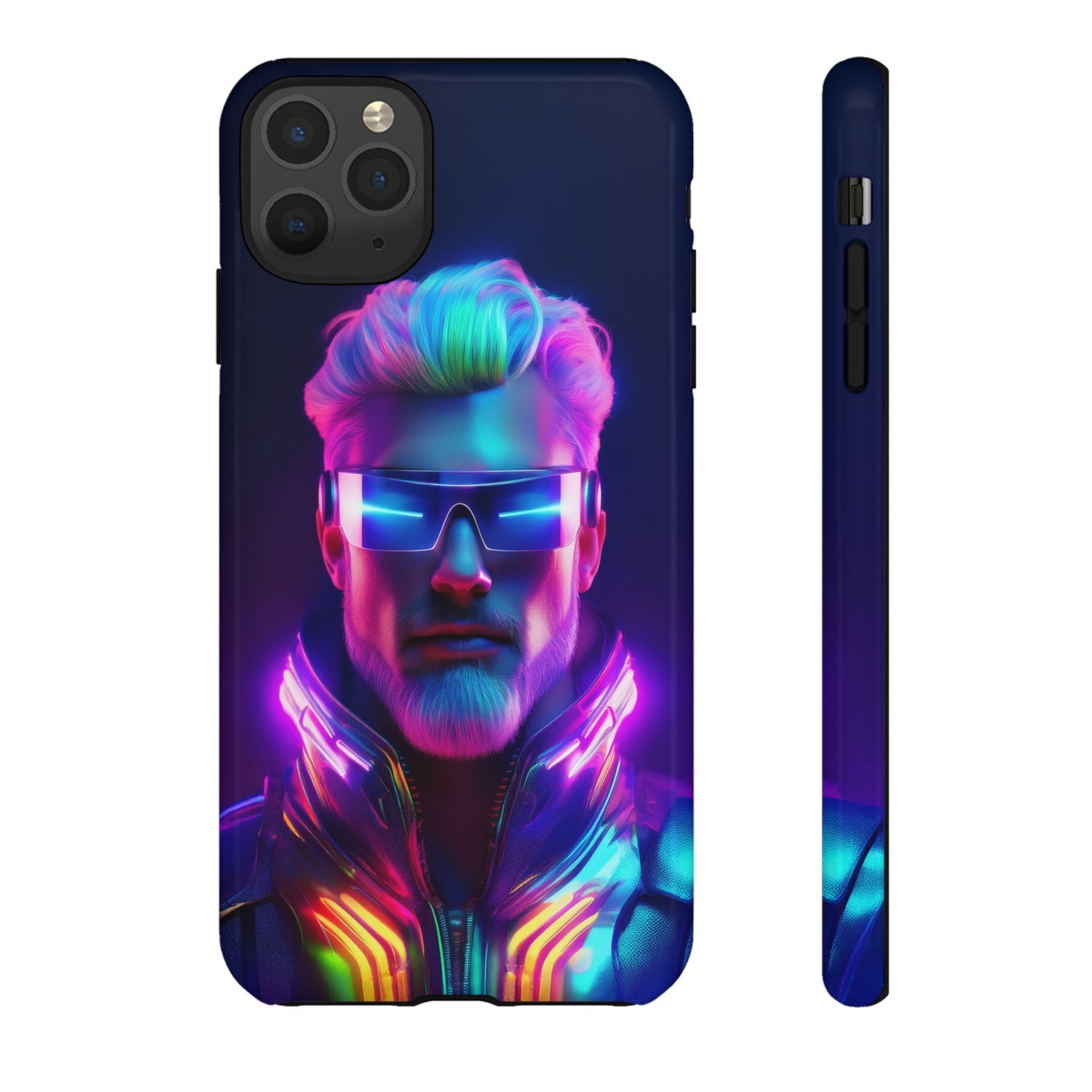 Futuristic Cyberpunk Male Cell Phone Case 026