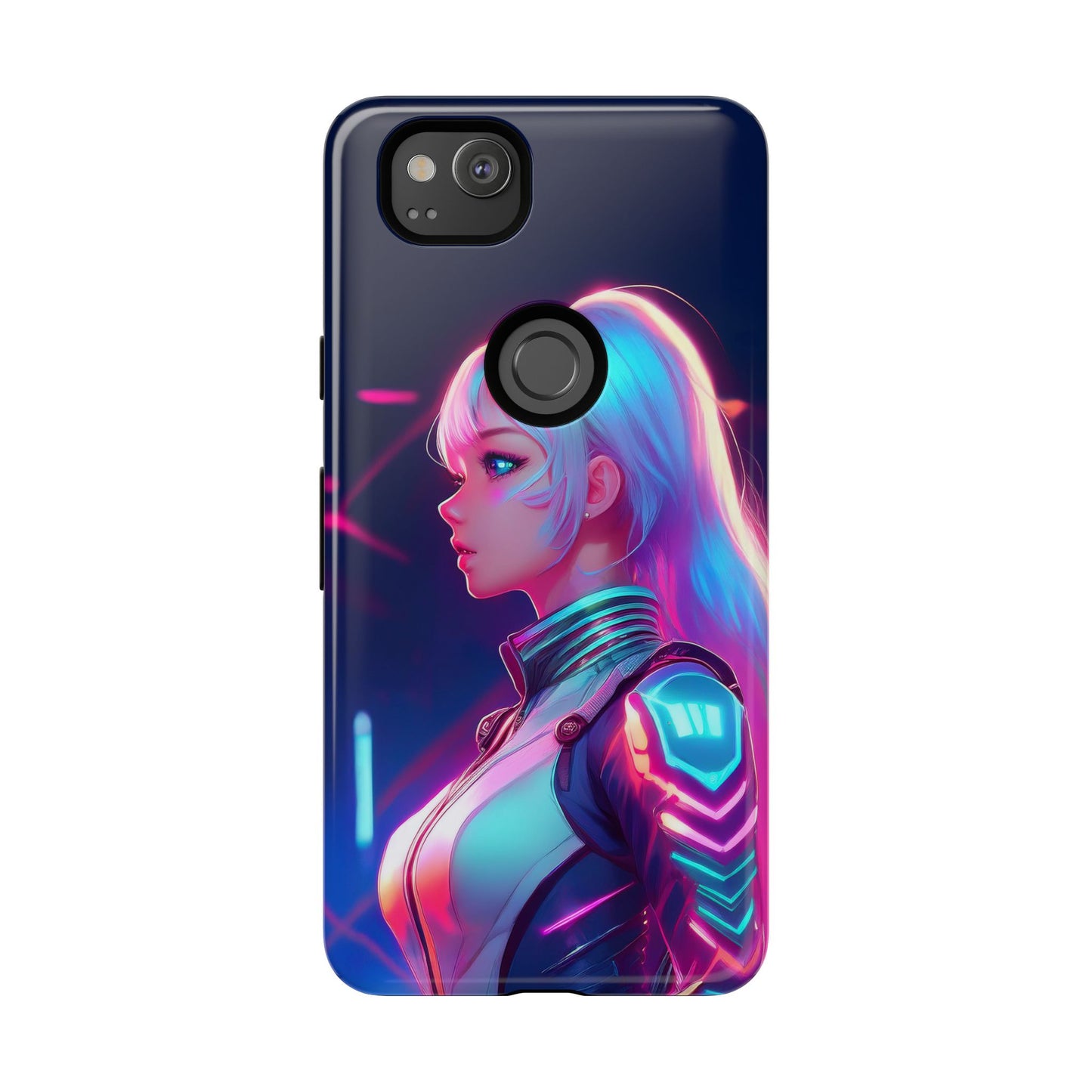 Futuristic Cyberpunk Female Cell Phone Case 009