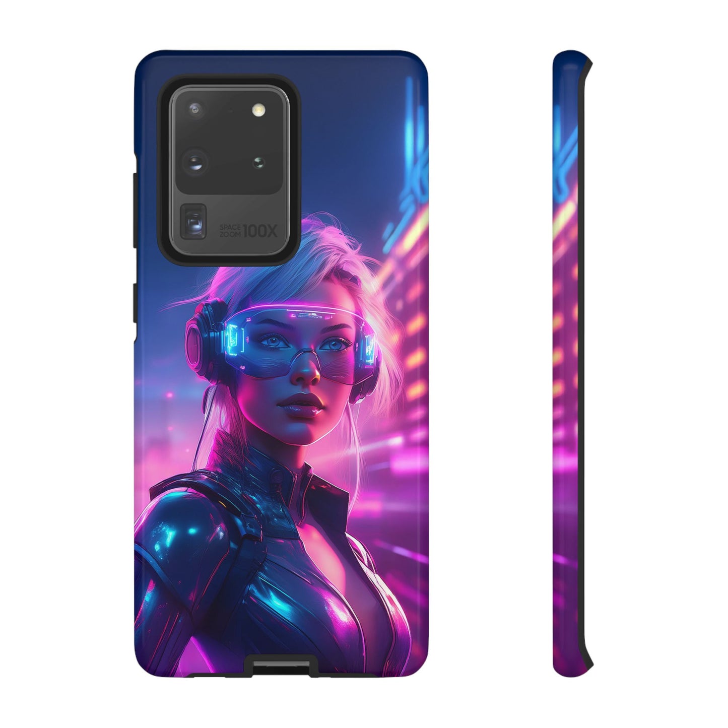 Futuristic Cyberpunk Female Cell Phone Case 029