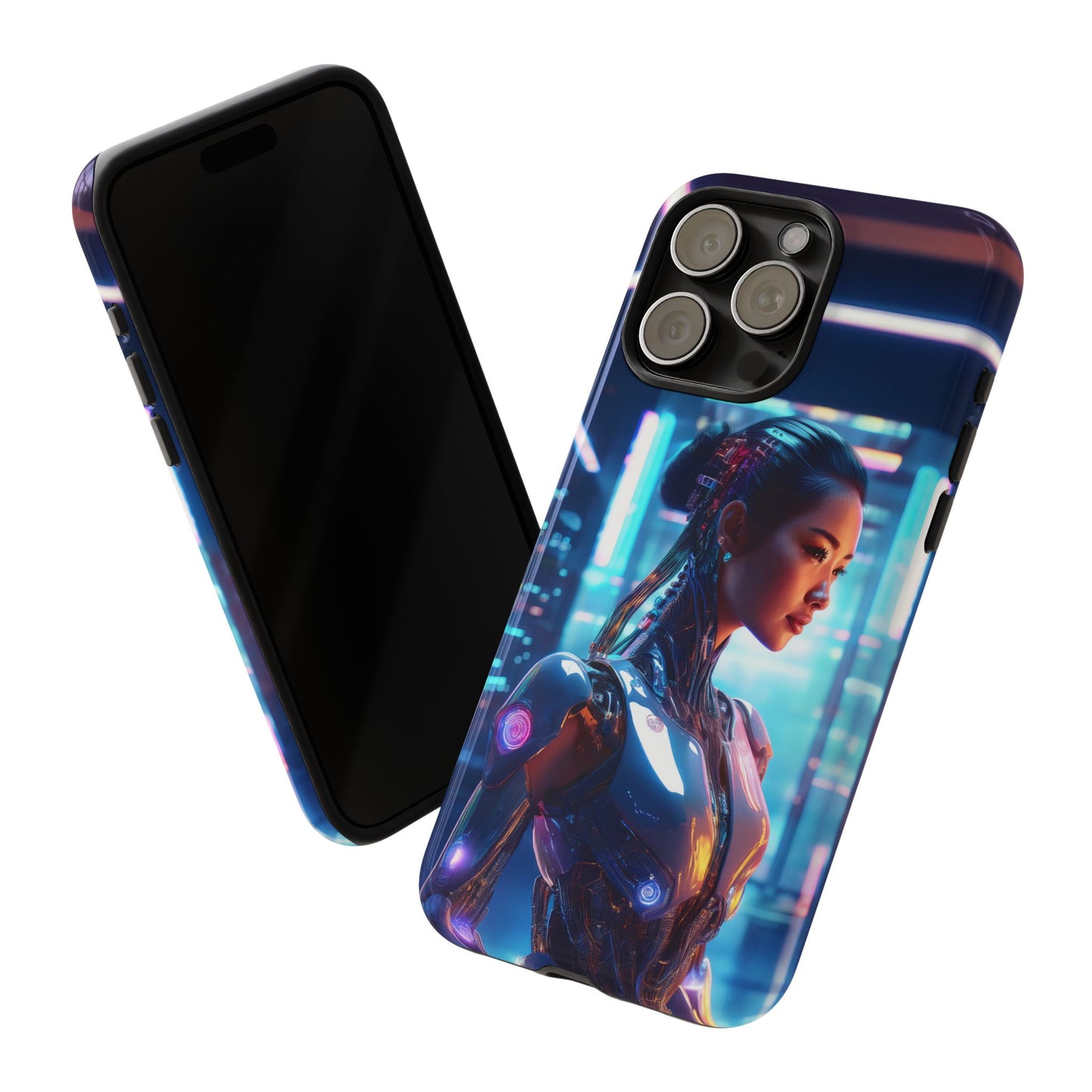 Futuristic Human Android Hybrid Cell Phone Case 013