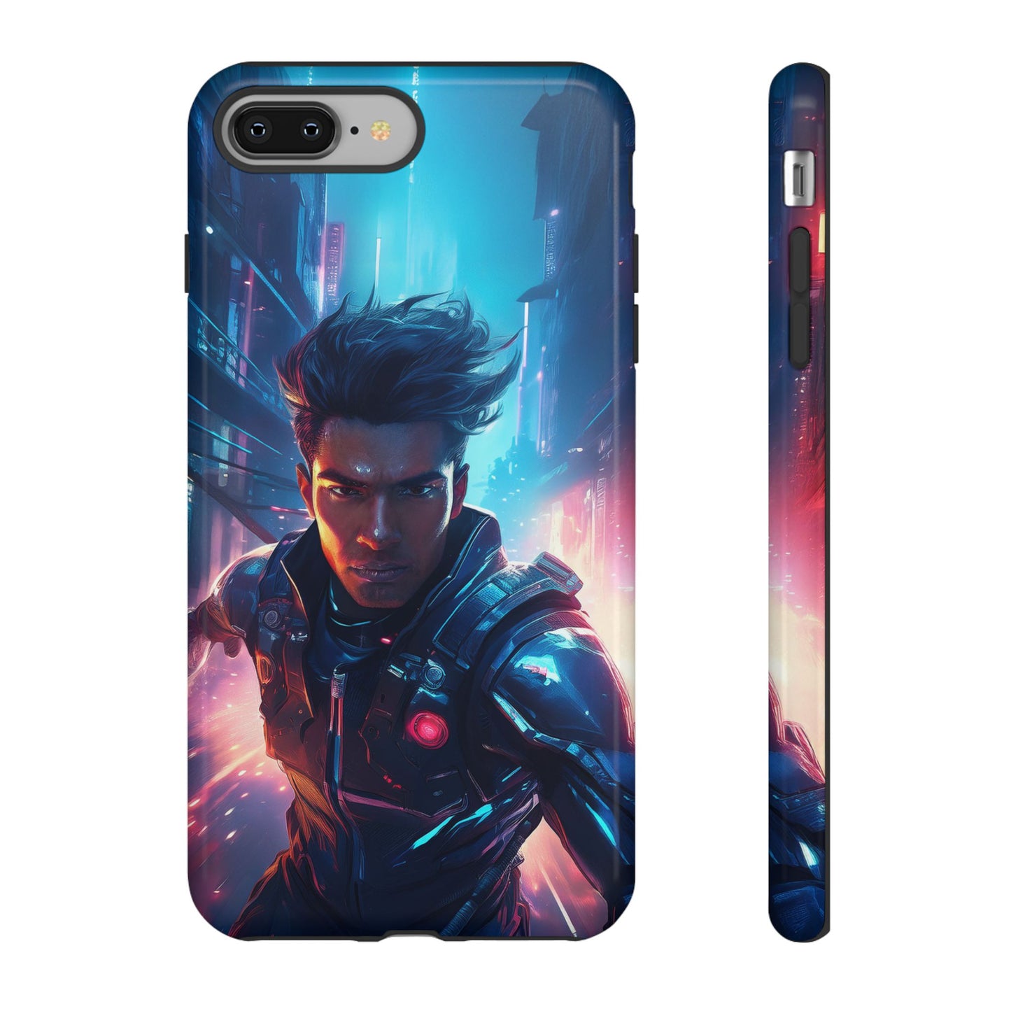 Futuristic Cyberpunk Male Cell Phone Case 017