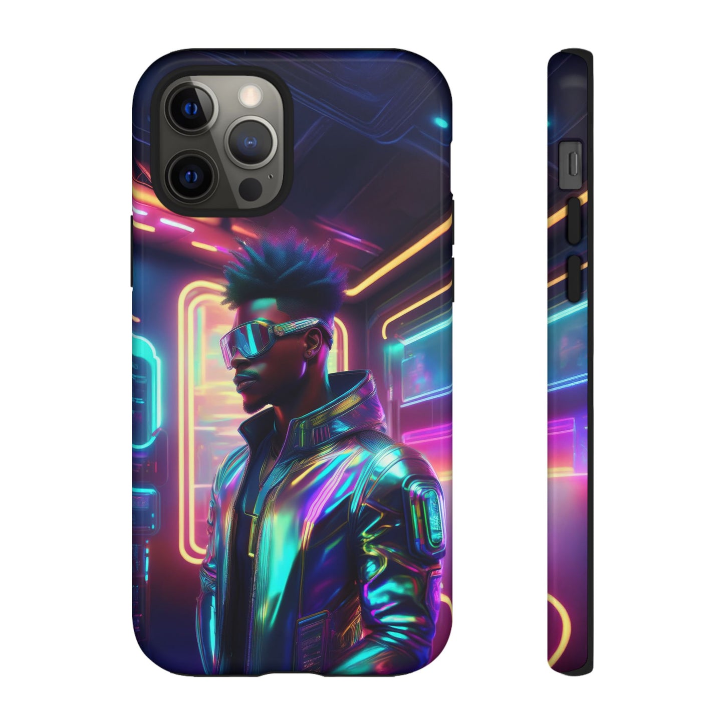 Futuristic Cyberpunk Male Cell Phone Case 004